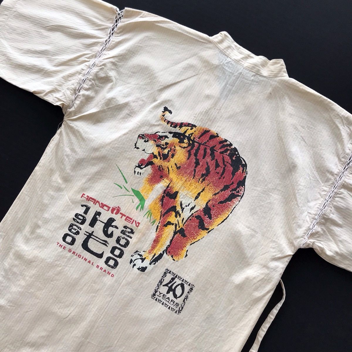 Hang Ten × Vintage Vtg Hang Ten Anniversary Tiger Print Kimono Size US S / EU 44-46 / 1 - 1 Thumbnail
