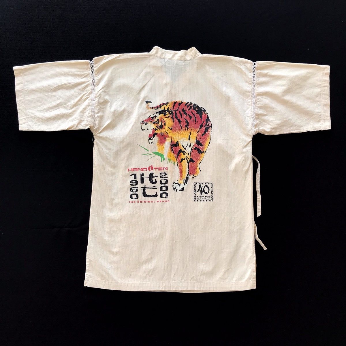 Hang Ten × Vintage Vtg Hang Ten Anniversary Tiger Print Kimono Size US S / EU 44-46 / 1 - 6 Thumbnail