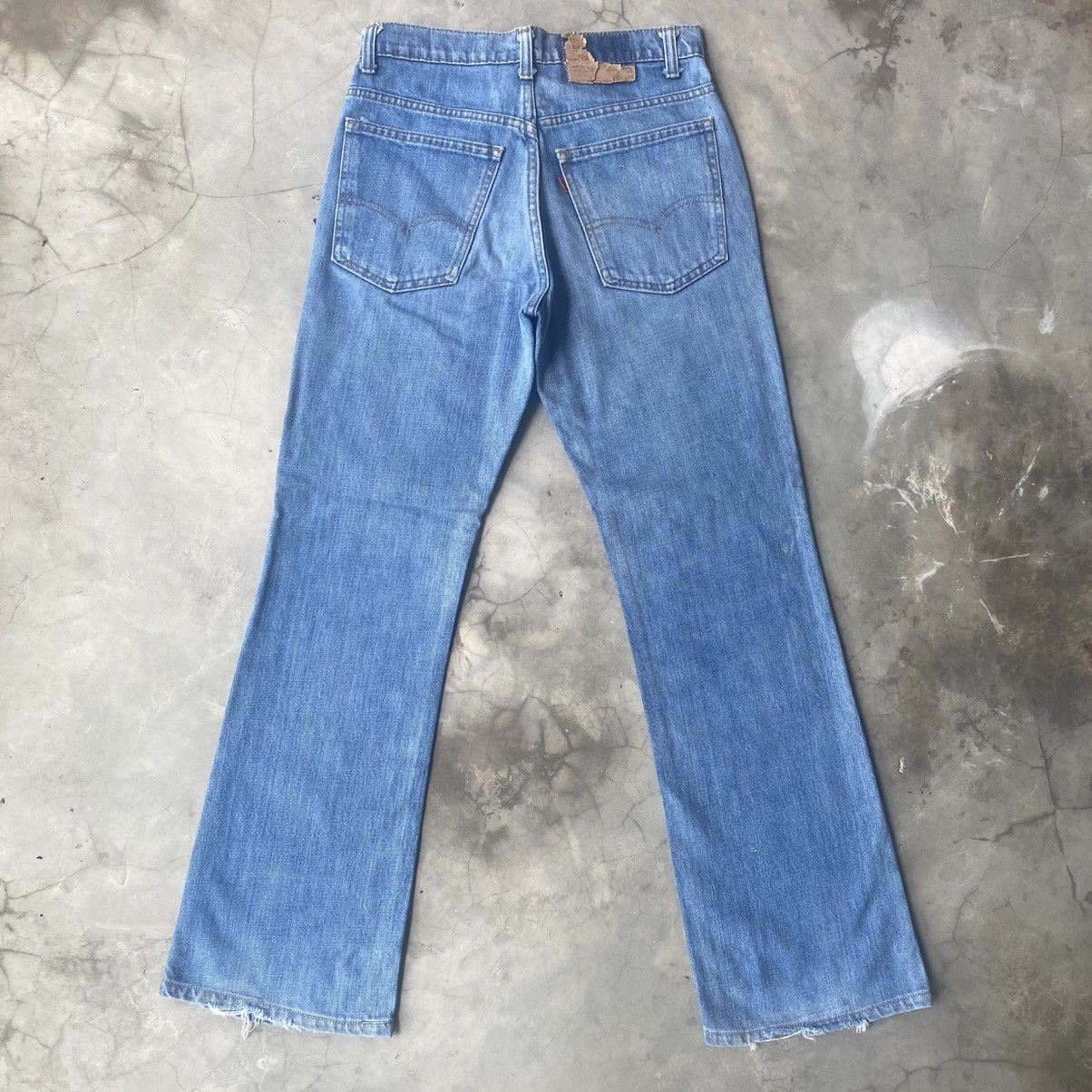 Levi's × Levi's Vintage Clothing × Vintage Vintage 80s Levis 517 bell bottoms flare jeans light wash #8 Size 28" / US 6 / IT 42 - 10 Thumbnail