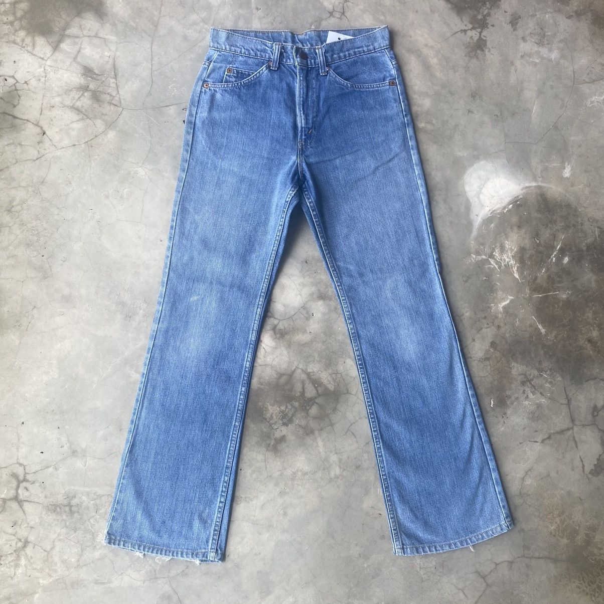 Levi's × Levi's Vintage Clothing × Vintage Vintage 80s Levis 517 bell bottoms flare jeans light wash #8 Size 28" / US 6 / IT 42 - 1 Thumbnail