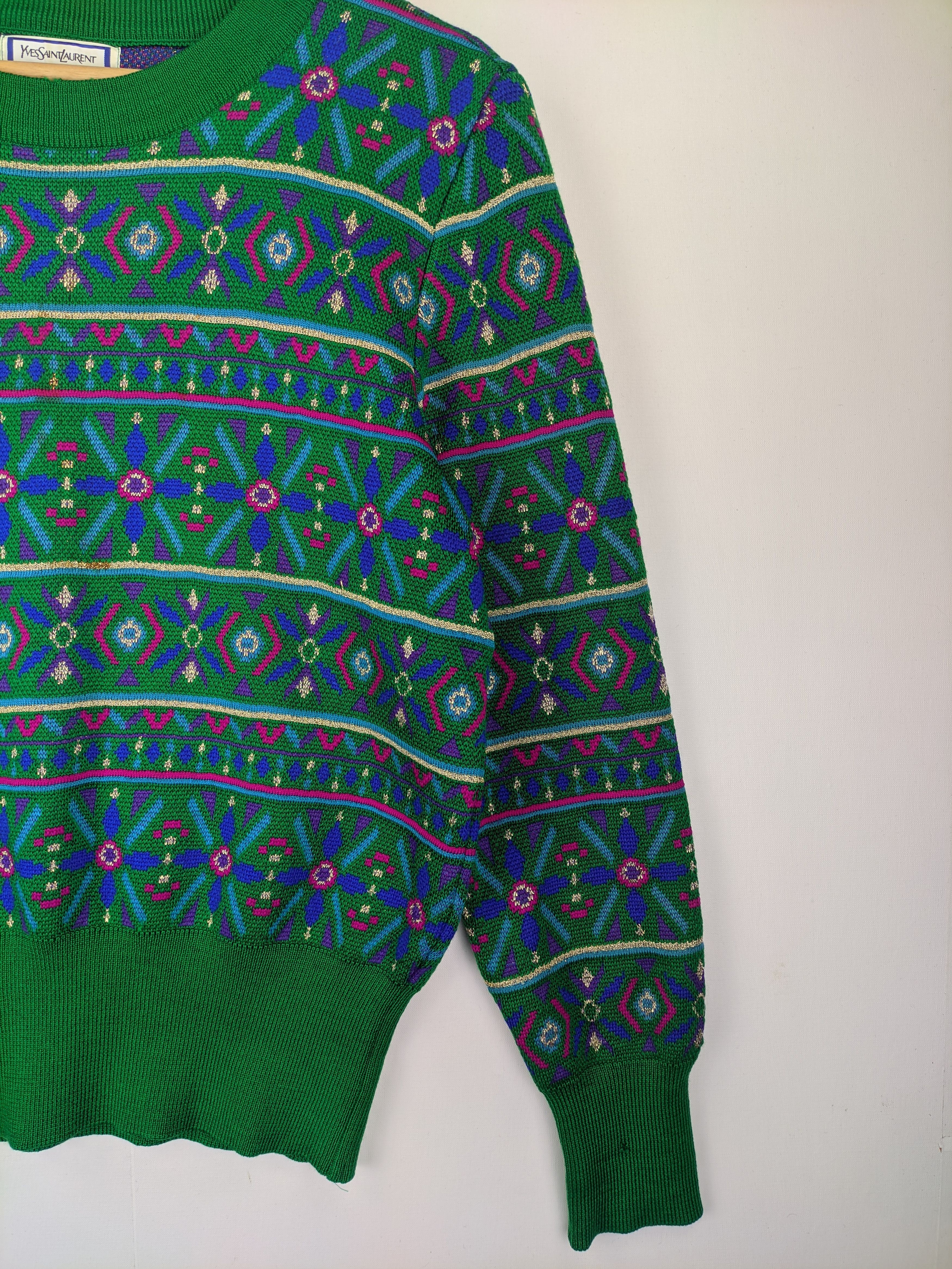 Yves Saint Laurent Steals🔥Yves Saint Laurent Knit Sweater Size M / US 6-8 / IT 42-44 - 6 Thumbnail