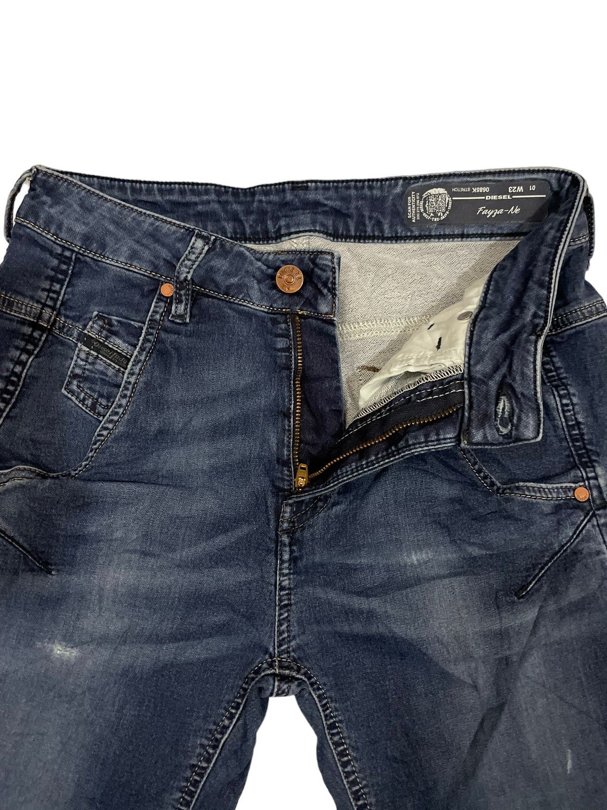 Diesel Vintage Distressed Diesel Fayza-Ne Boyfriend Fit Denim Size 27" / US 4 / IT 40 - 14 Thumbnail