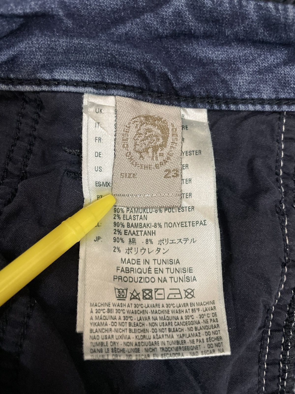 Diesel Vintage Distressed Diesel Fayza-Ne Boyfriend Fit Denim Size 27" / US 4 / IT 40 - 20 Thumbnail