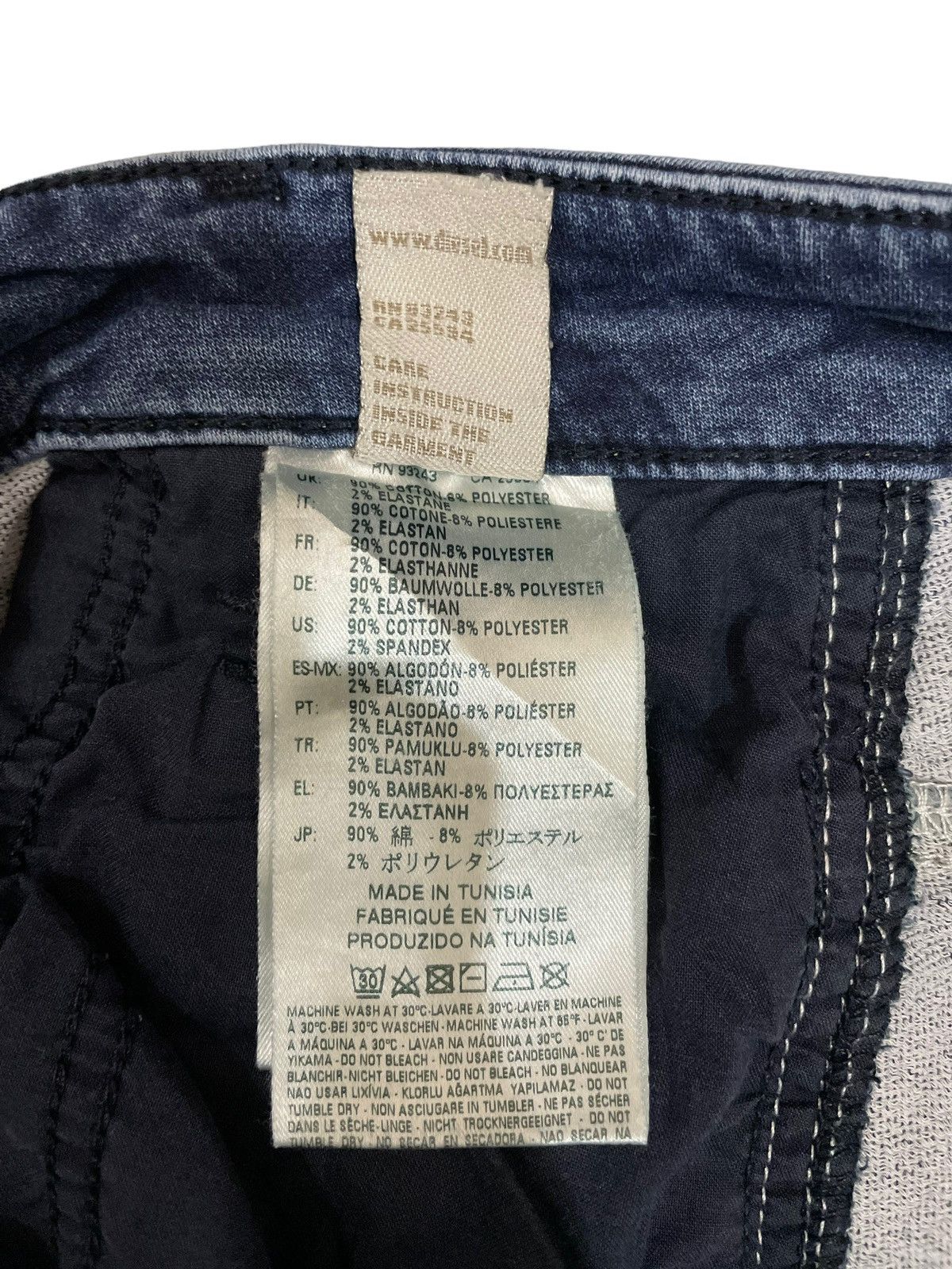 Diesel Vintage Distressed Diesel Fayza-Ne Boyfriend Fit Denim Size 27" / US 4 / IT 40 - 21 Thumbnail