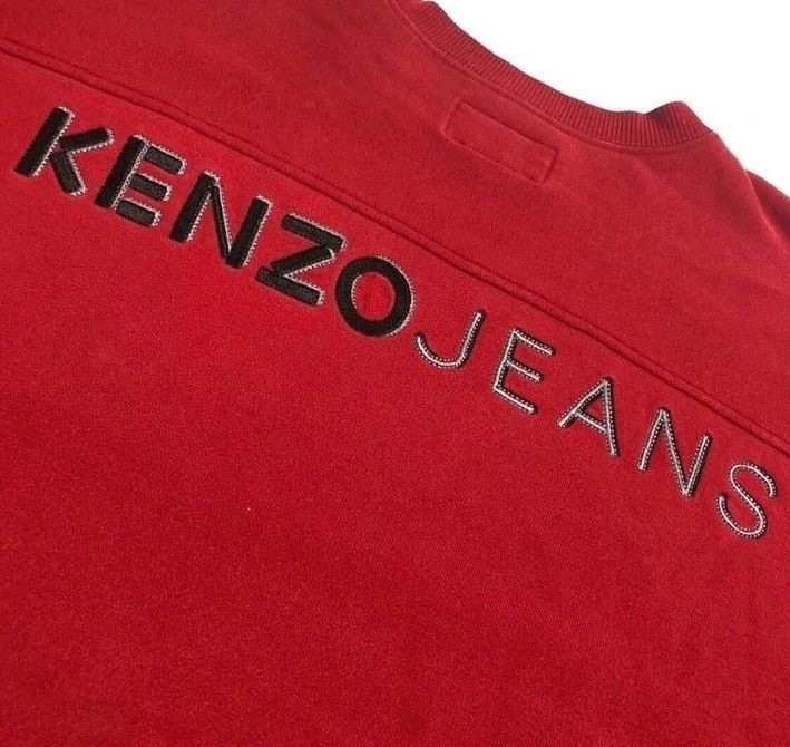 Kenzo Vintage 90s kenzo jeans sweatshirt Size US M / EU 48-50 / 2 - 3 Thumbnail