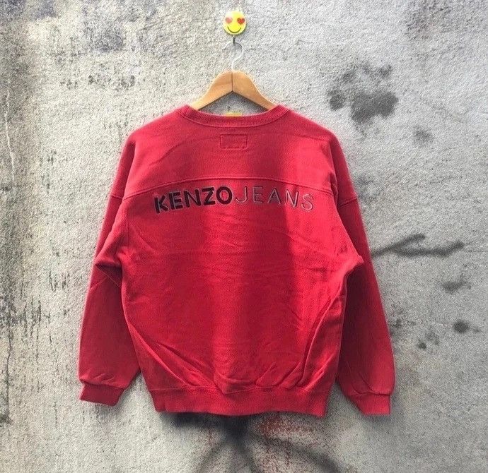 Kenzo Vintage 90s kenzo jeans sweatshirt Size US M / EU 48-50 / 2 - 1 Thumbnail