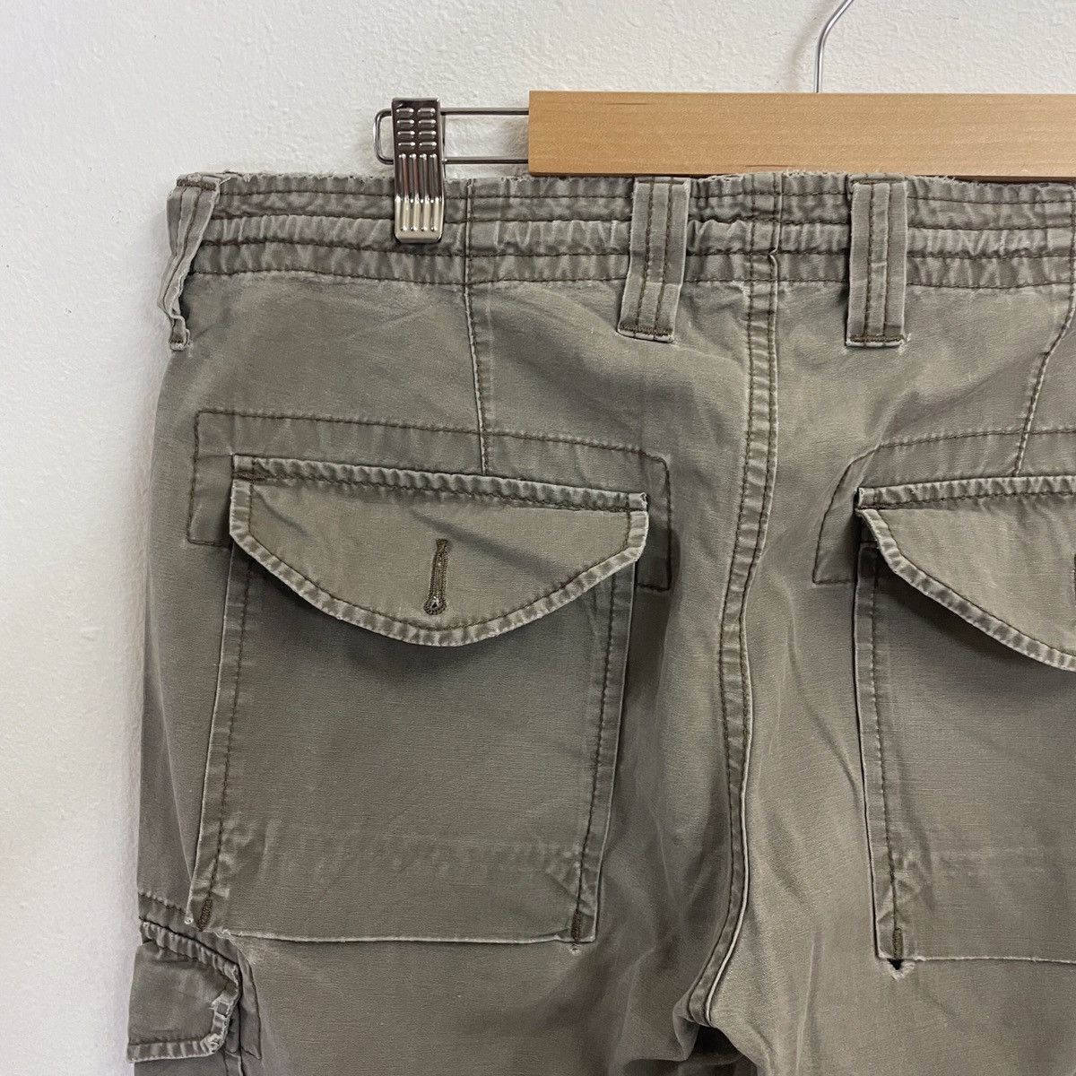 Alpha Industries Vtg Alpha Industries Utility Multipocket Cargo Bush Pants Size US 32 / EU 48 - 10 Thumbnail