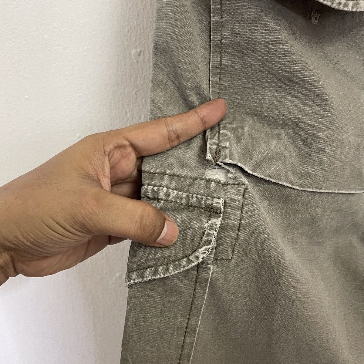 Alpha Industries Vtg Alpha Industries Utility Multipocket Cargo Bush Pants Size US 32 / EU 48 - 11 Thumbnail