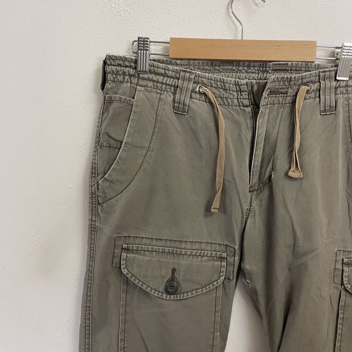 Alpha Industries Vtg Alpha Industries Utility Multipocket Cargo Bush Pants Size US 32 / EU 48 - 3 Thumbnail