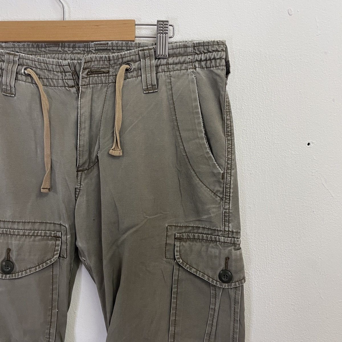 Alpha Industries Vtg Alpha Industries Utility Multipocket Cargo Bush Pants Size US 32 / EU 48 - 2 Thumbnail