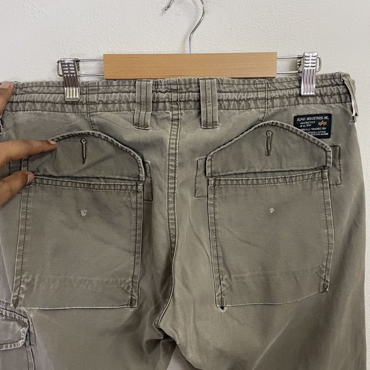 Alpha Industries Vtg Alpha Industries Utility Multipocket Cargo Bush Pants Size US 32 / EU 48 - 8 Thumbnail