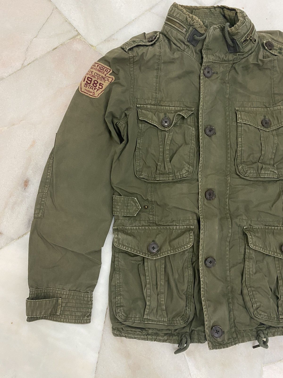 Tommy Hilfiger Tommy Hilfiger Military Style Overshirt Jacket Size US M / EU 48-50 / 2 - 4 Thumbnail