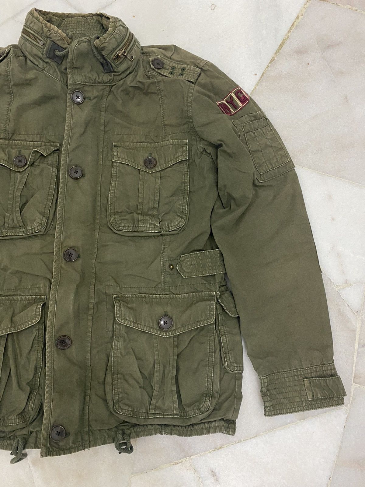 Tommy Hilfiger Tommy Hilfiger Military Style Overshirt Jacket Size US M / EU 48-50 / 2 - 5 Thumbnail