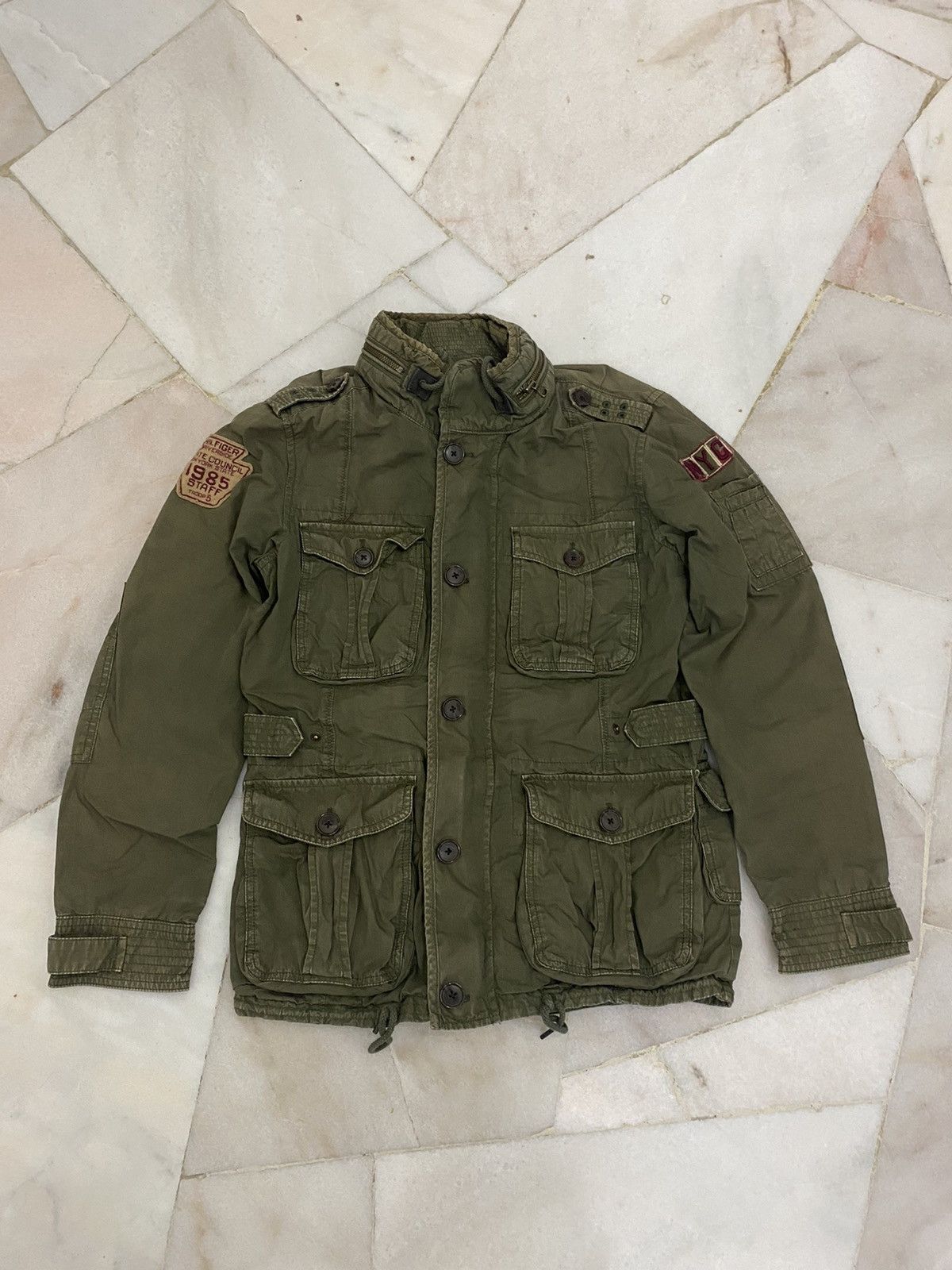 Tommy Hilfiger Tommy Hilfiger Military Style Overshirt Jacket Size US M / EU 48-50 / 2 - 3 Thumbnail