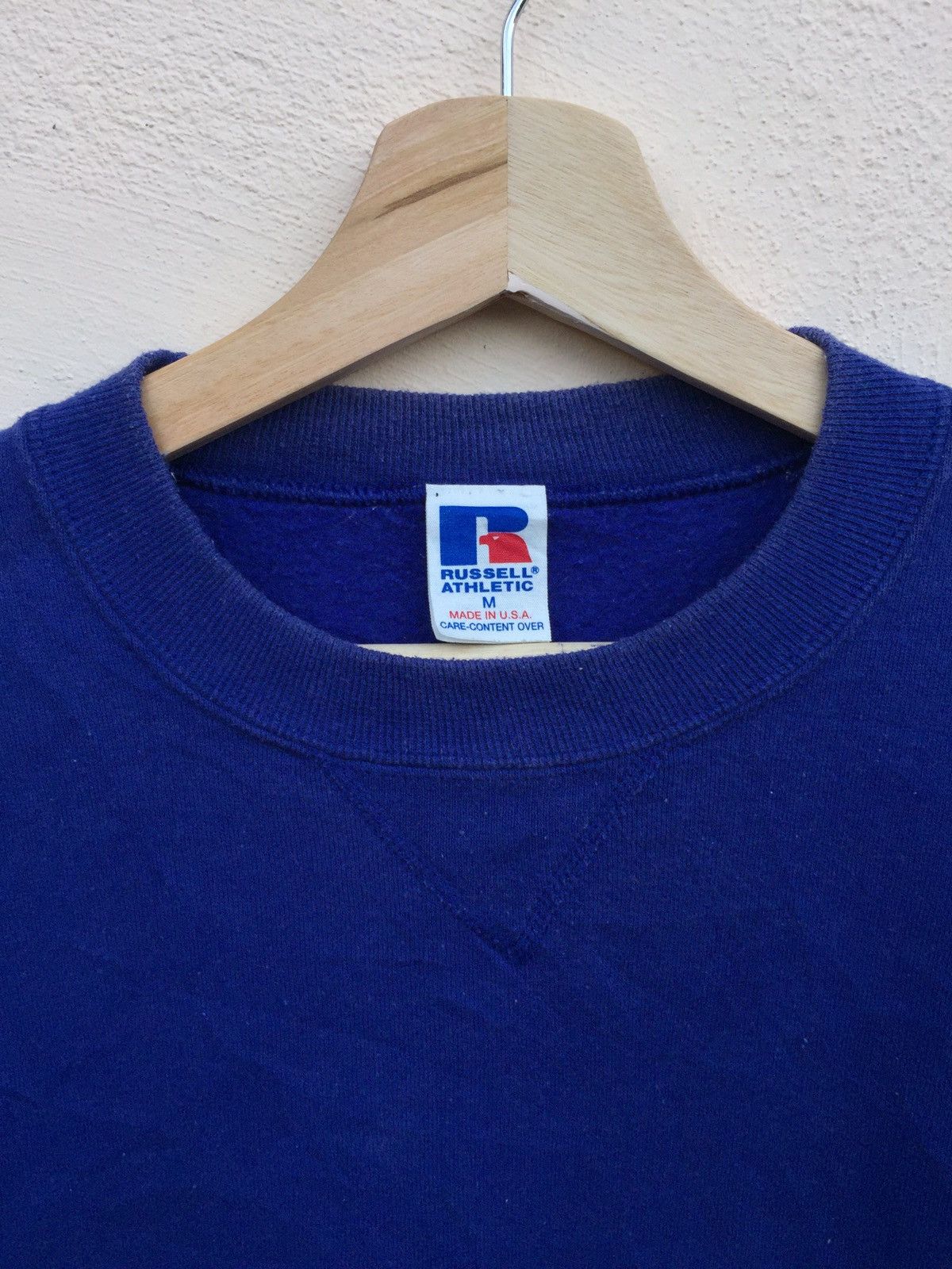 Russell Athletic Vintage Blank Crewneck Russell Athletic Made In USA Size M Size US M / EU 48-50 / 2 - 3 Thumbnail