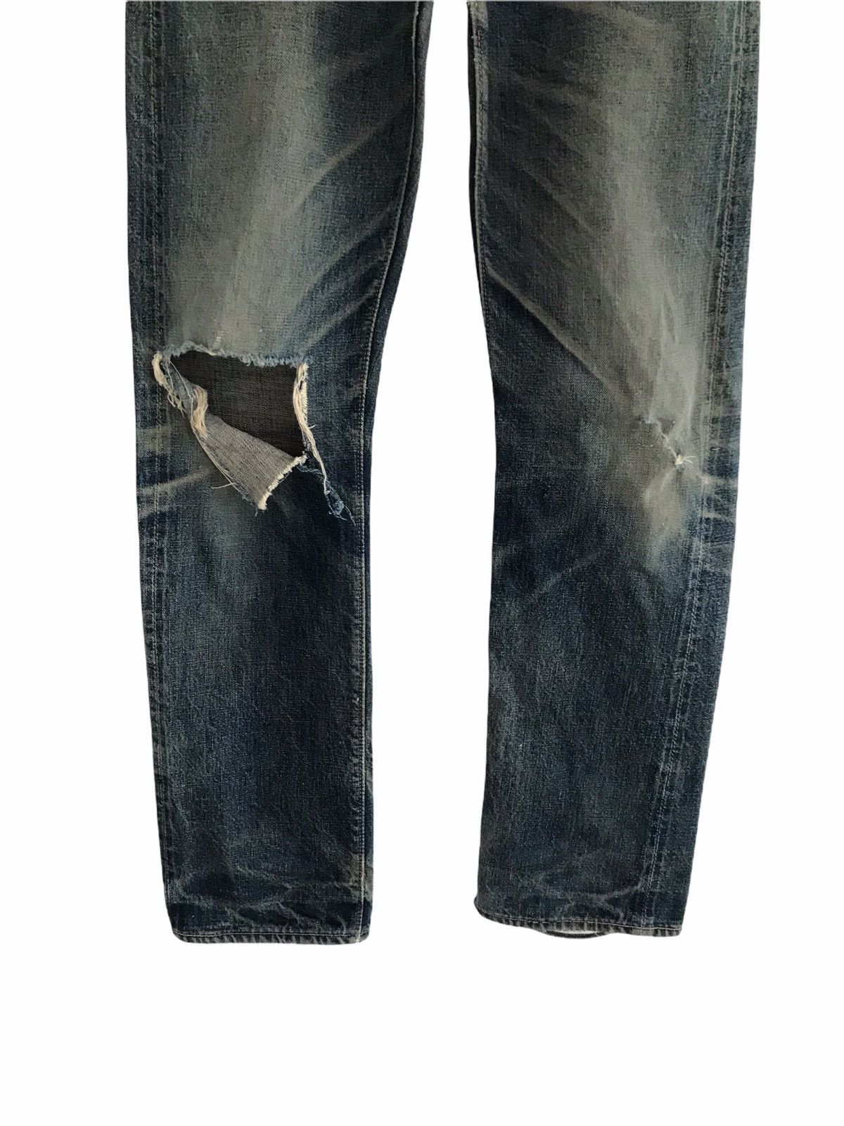 Warehouse Vintage WAREHOUSE Kenji & Kenichi Shiotani Distressed Jeans Size US 29 - 3 Thumbnail