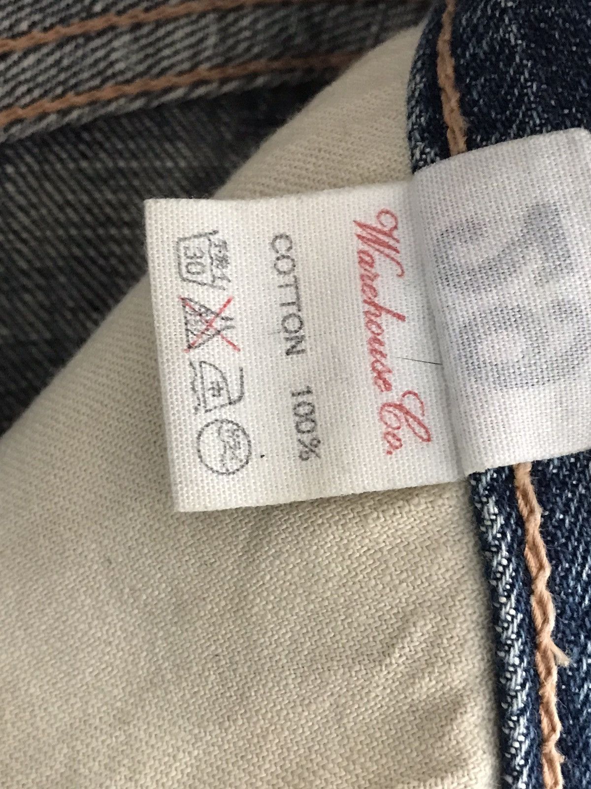 Warehouse Vintage WAREHOUSE Kenji & Kenichi Shiotani Distressed Jeans Size US 29 - 22 Thumbnail