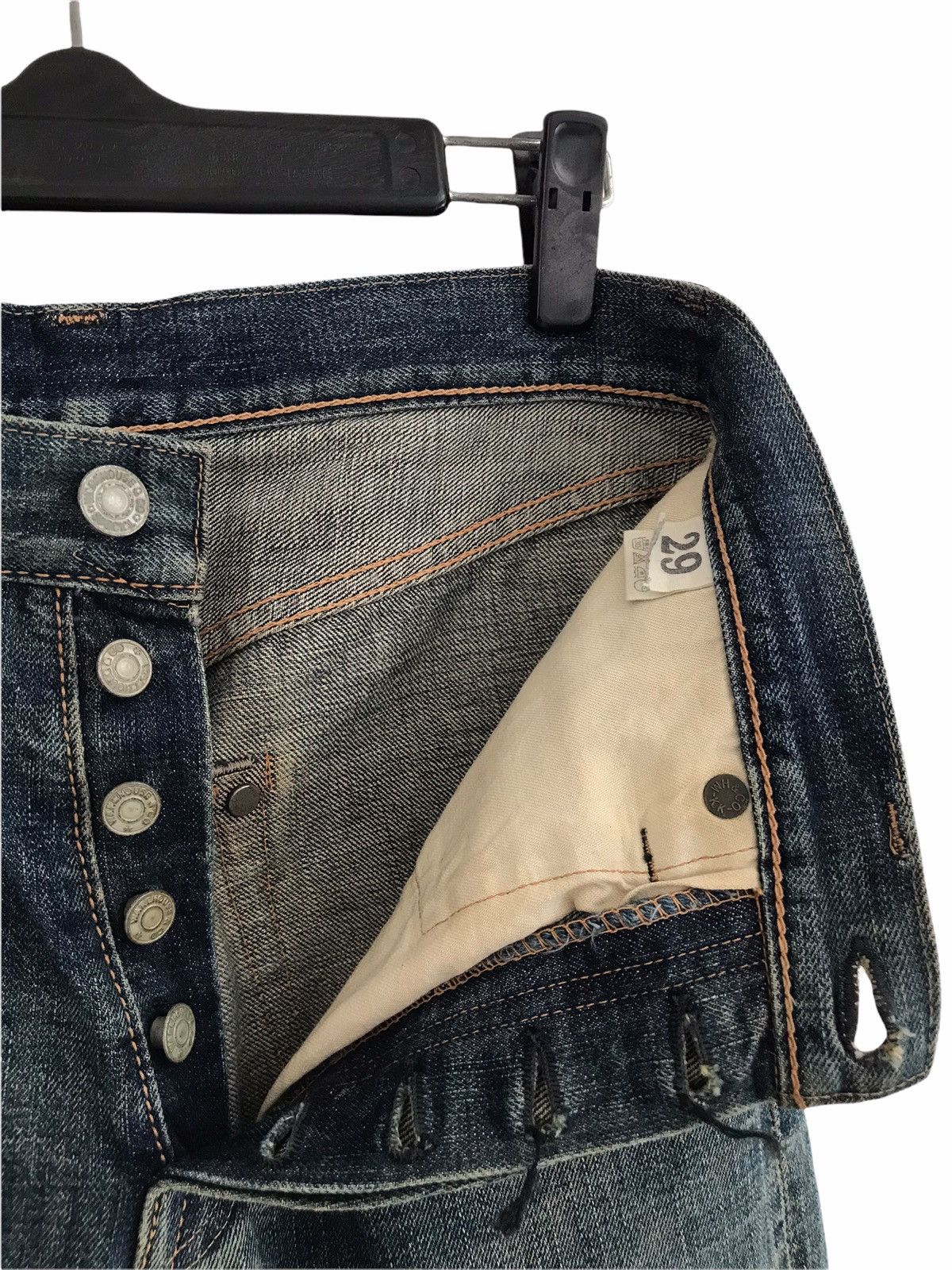 Warehouse Vintage WAREHOUSE Kenji & Kenichi Shiotani Distressed Jeans Size US 29 - 20 Thumbnail