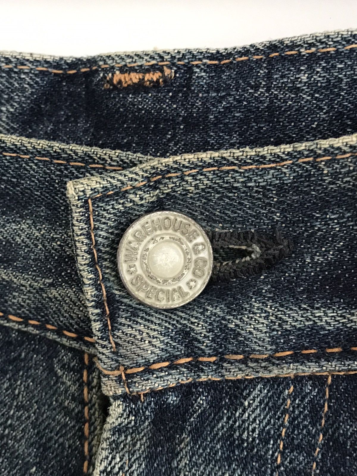 Warehouse Vintage WAREHOUSE Kenji & Kenichi Shiotani Distressed Jeans Size US 29 - 6 Thumbnail