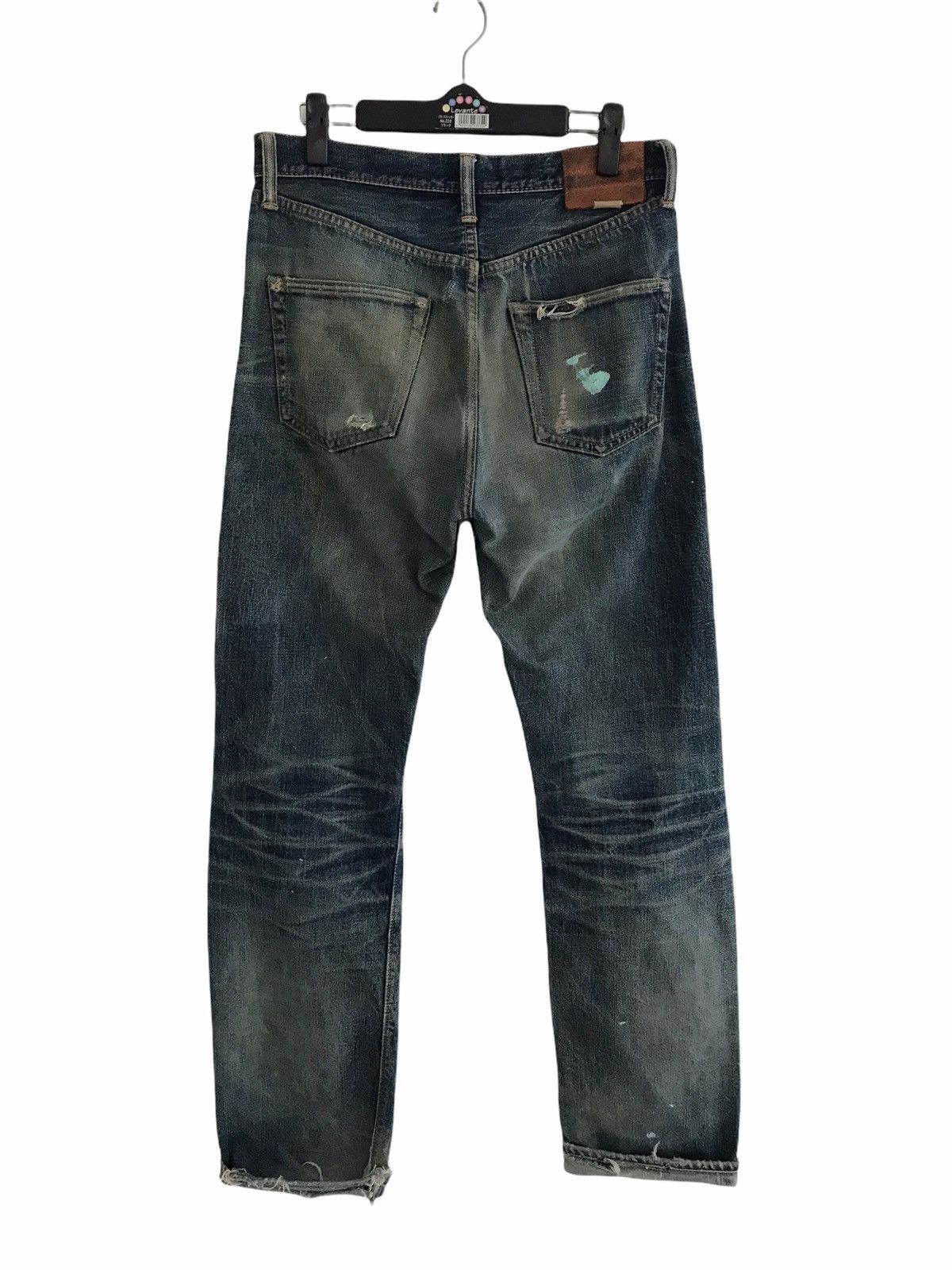 Warehouse Vintage WAREHOUSE Kenji & Kenichi Shiotani Distressed Jeans Size US 29 - 19 Thumbnail