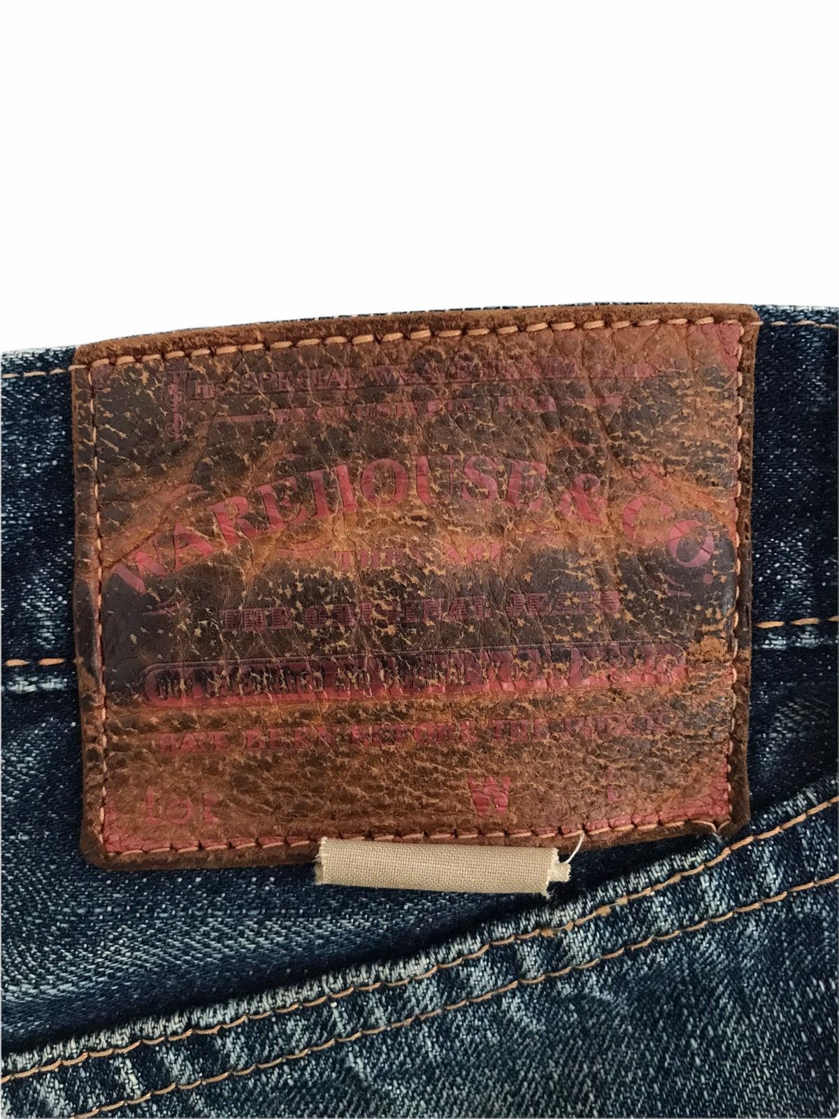 Warehouse Vintage WAREHOUSE Kenji & Kenichi Shiotani Distressed Jeans Size US 29 - 17 Thumbnail