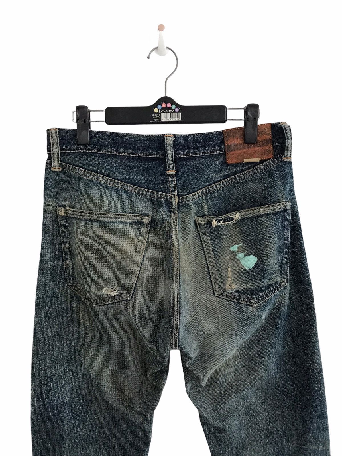 Warehouse Vintage WAREHOUSE Kenji & Kenichi Shiotani Distressed Jeans Size US 29 - 15 Thumbnail