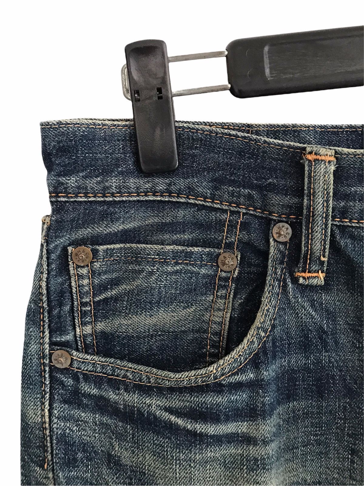 Warehouse Vintage WAREHOUSE Kenji & Kenichi Shiotani Distressed Jeans Size US 29 - 4 Thumbnail