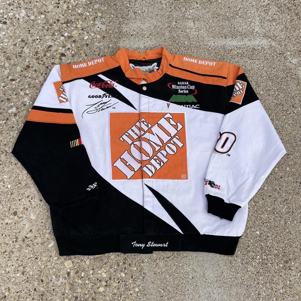 Vintage Vintage 90s Home Depot Jeff Hamilton Nascar racing jacket | Grailed