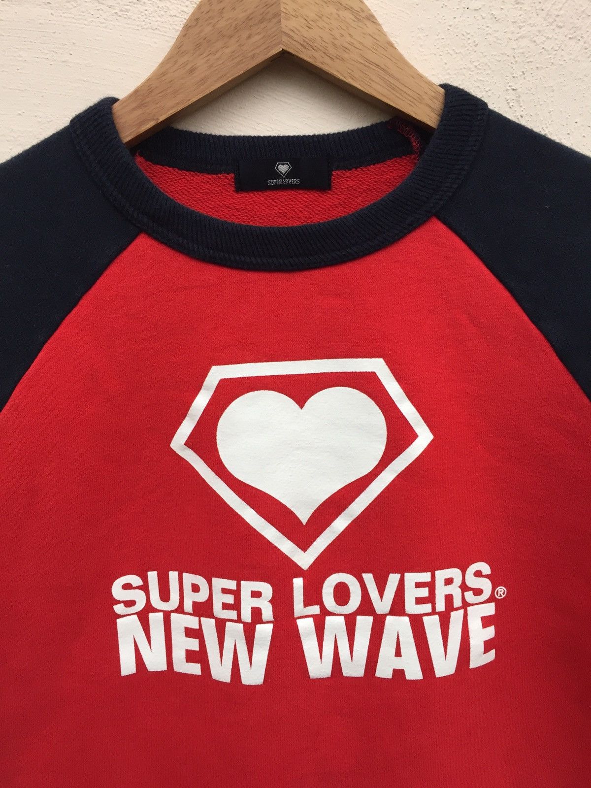 Hysteric Glamour Vintage Super Lovers New Wave Raglan Sweatshirt Size S / US 4 / IT 40 - 3 Thumbnail