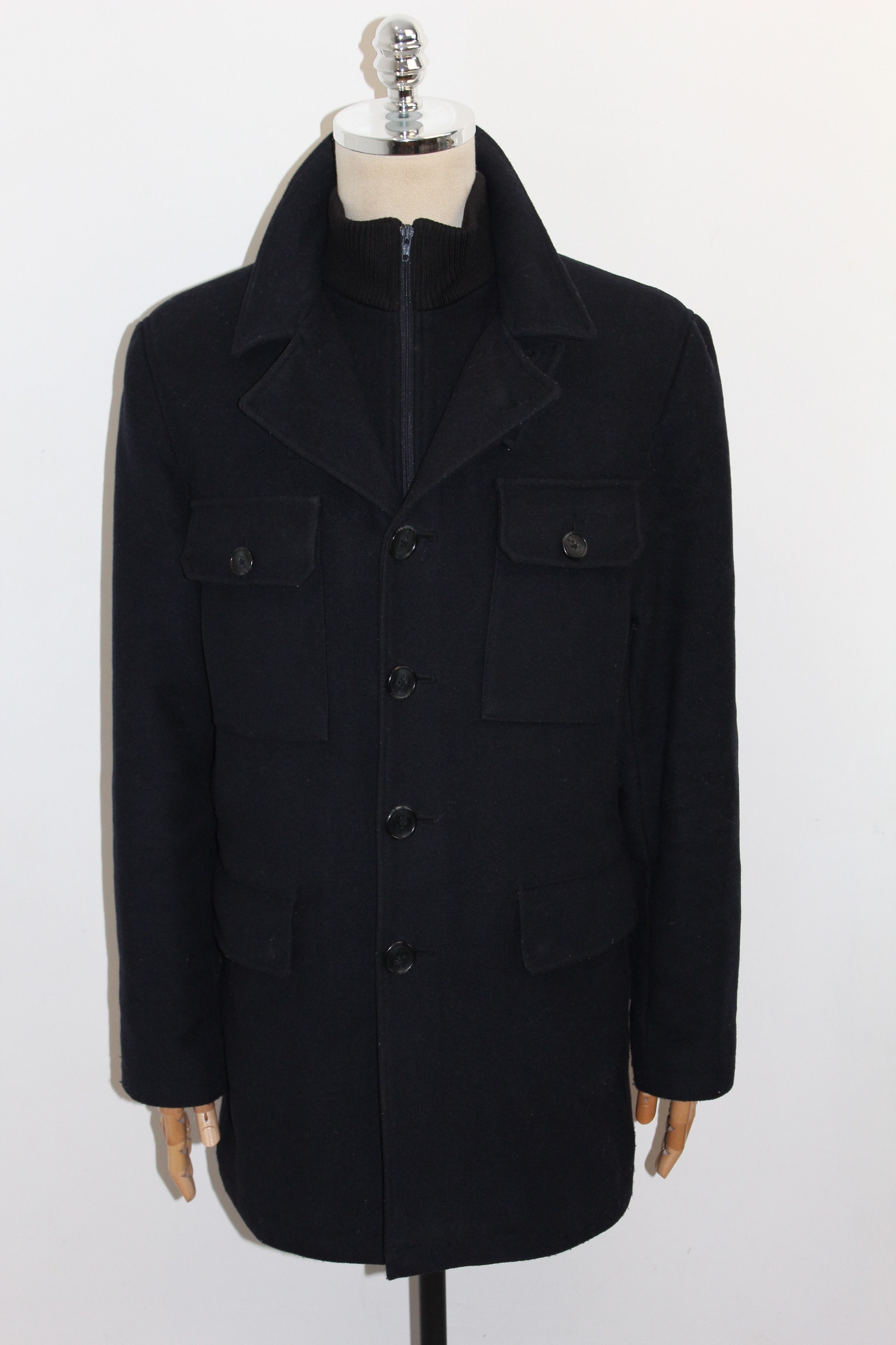 Barbour BARBOUR VINTAGE Wool Coat Jacket Size XL / US 12-14 / IT 48-50 - 3 Thumbnail
