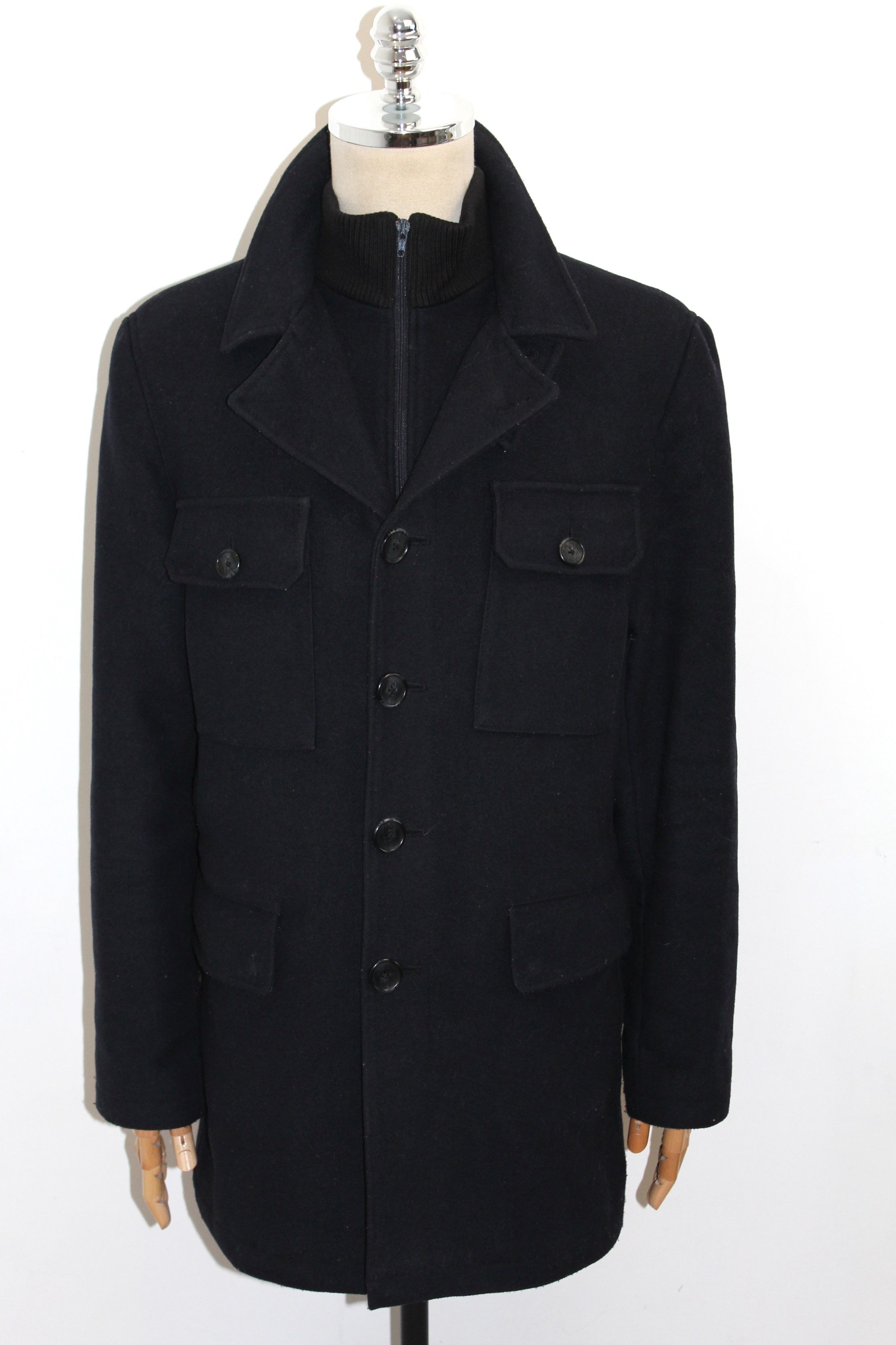 Barbour BARBOUR VINTAGE Wool Coat Jacket Size XL / US 12-14 / IT 48-50 - 2 Thumbnail