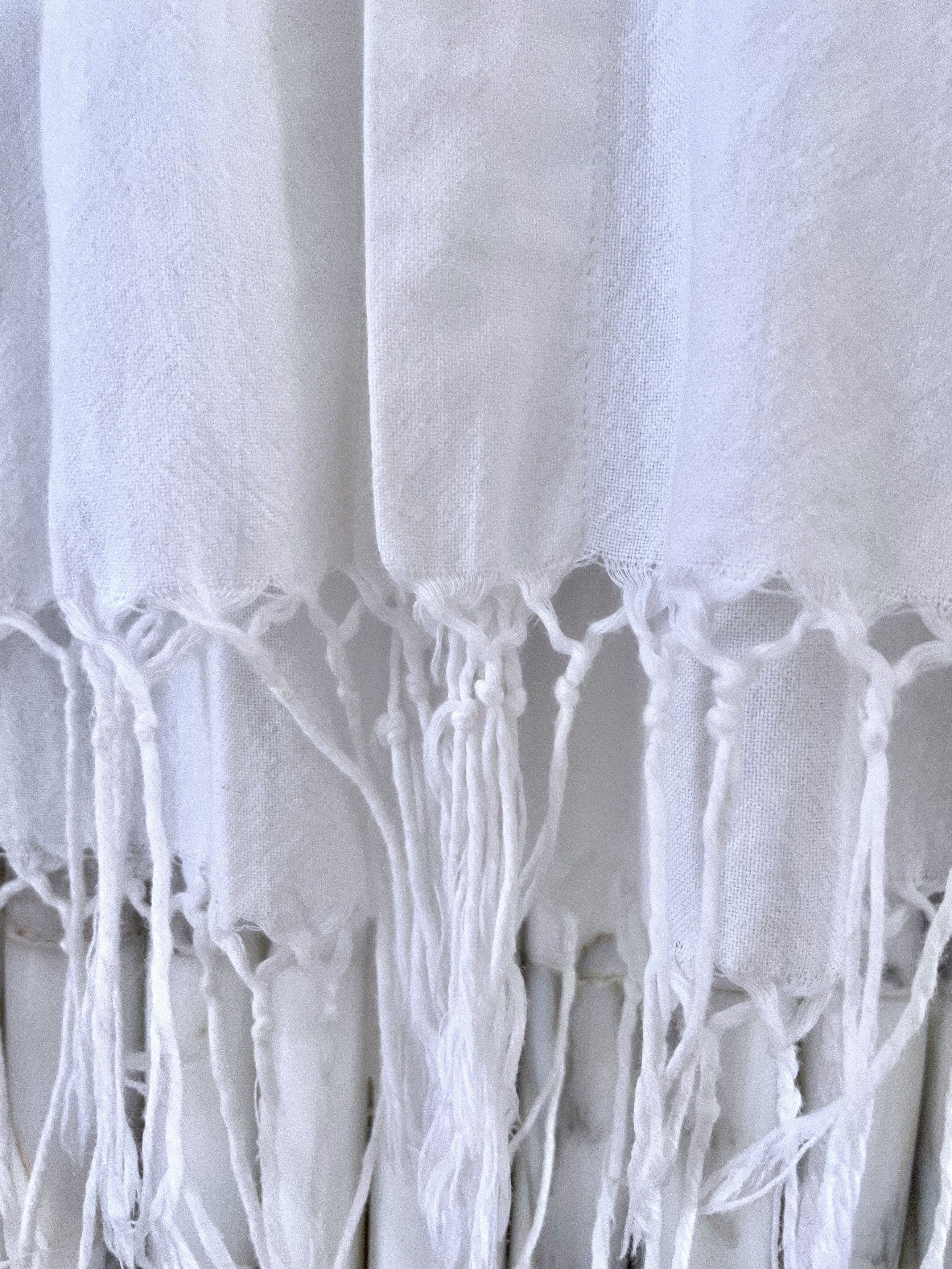 Ann Demeulemeester RARE BRAIDED FRINGE HEM COTTON DRESS SHIRT Size US XL / EU 56 / 4 - 5 Thumbnail