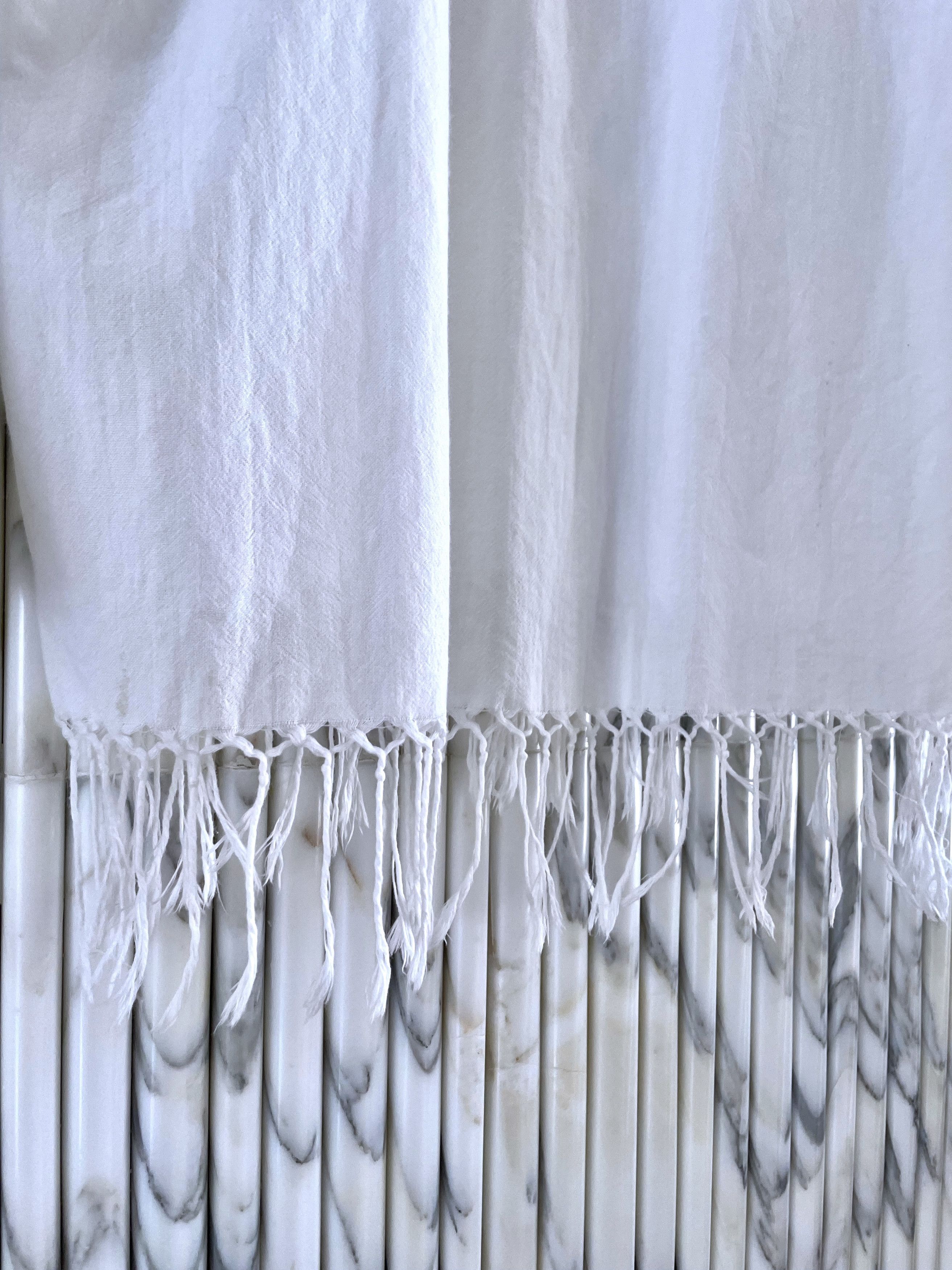 Ann Demeulemeester RARE BRAIDED FRINGE HEM COTTON DRESS SHIRT Size US XL / EU 56 / 4 - 9 Thumbnail