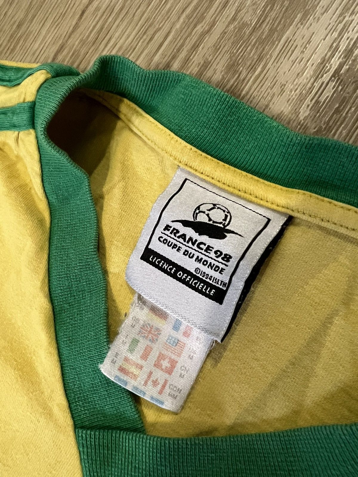 Adidas 1998 Adidas World Cup Brazil Tee Soccer Jersey T Shirt Size US M / EU 48-50 / 2 - 8 Thumbnail