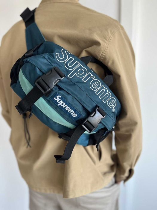 Supreme waist bag dark sales teal