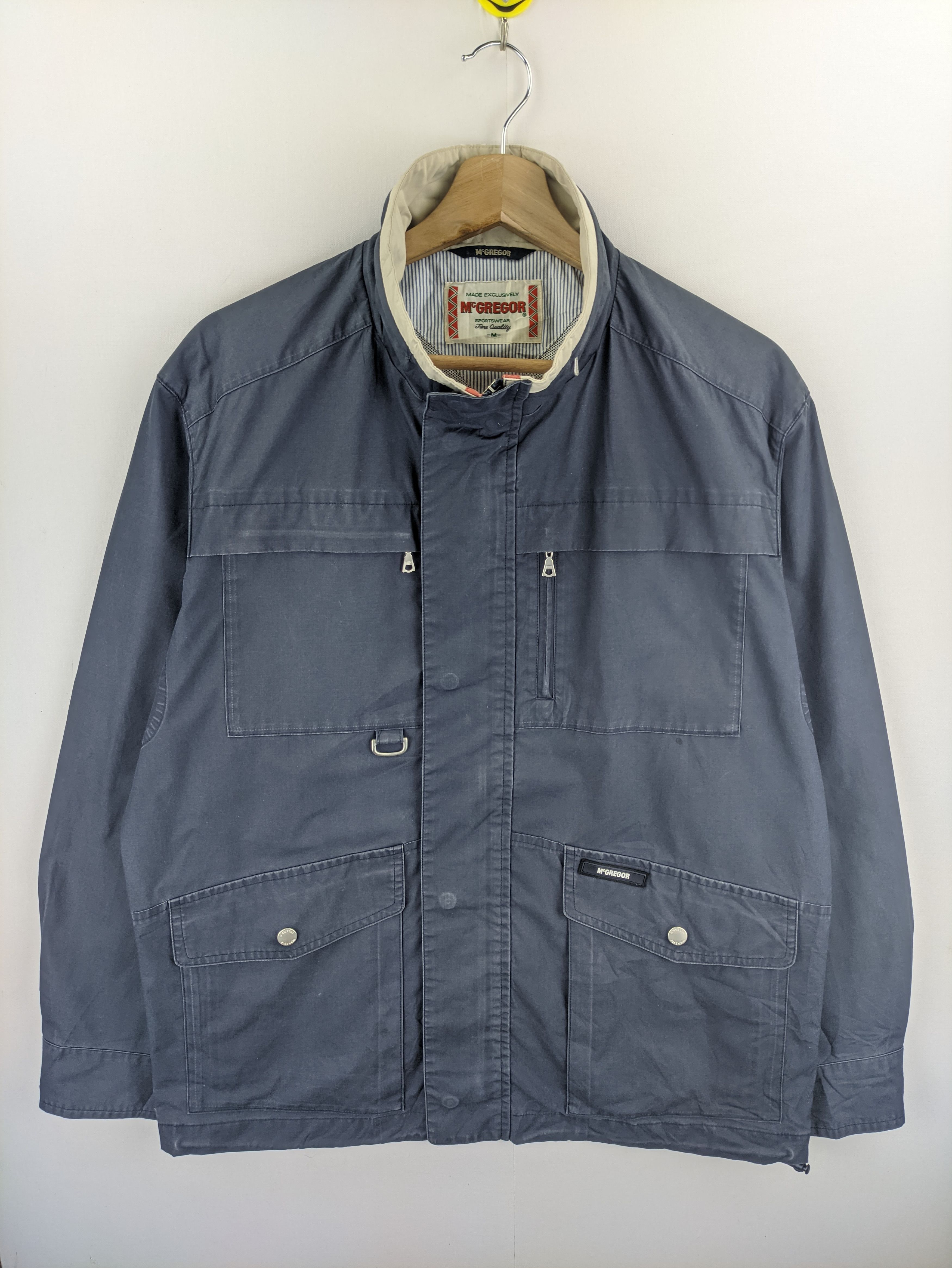 image of Stealsvintage Mcgregor Jacket Sportswear Multipocket in Blue, Men's (Size Medium)