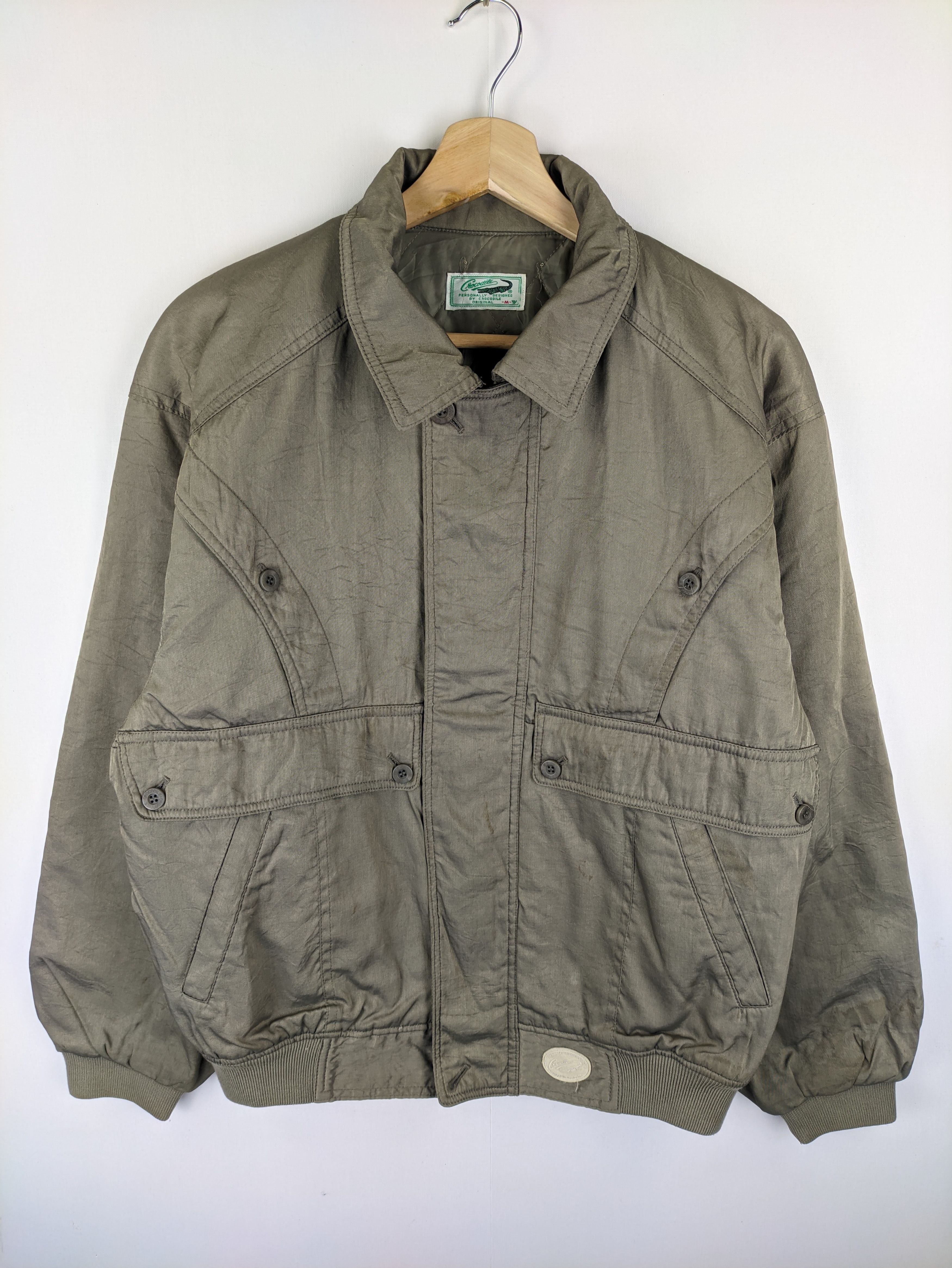 image of Stealsvintage Bomber Jacket By Crocodile in Brown, Men's (Size Medium)