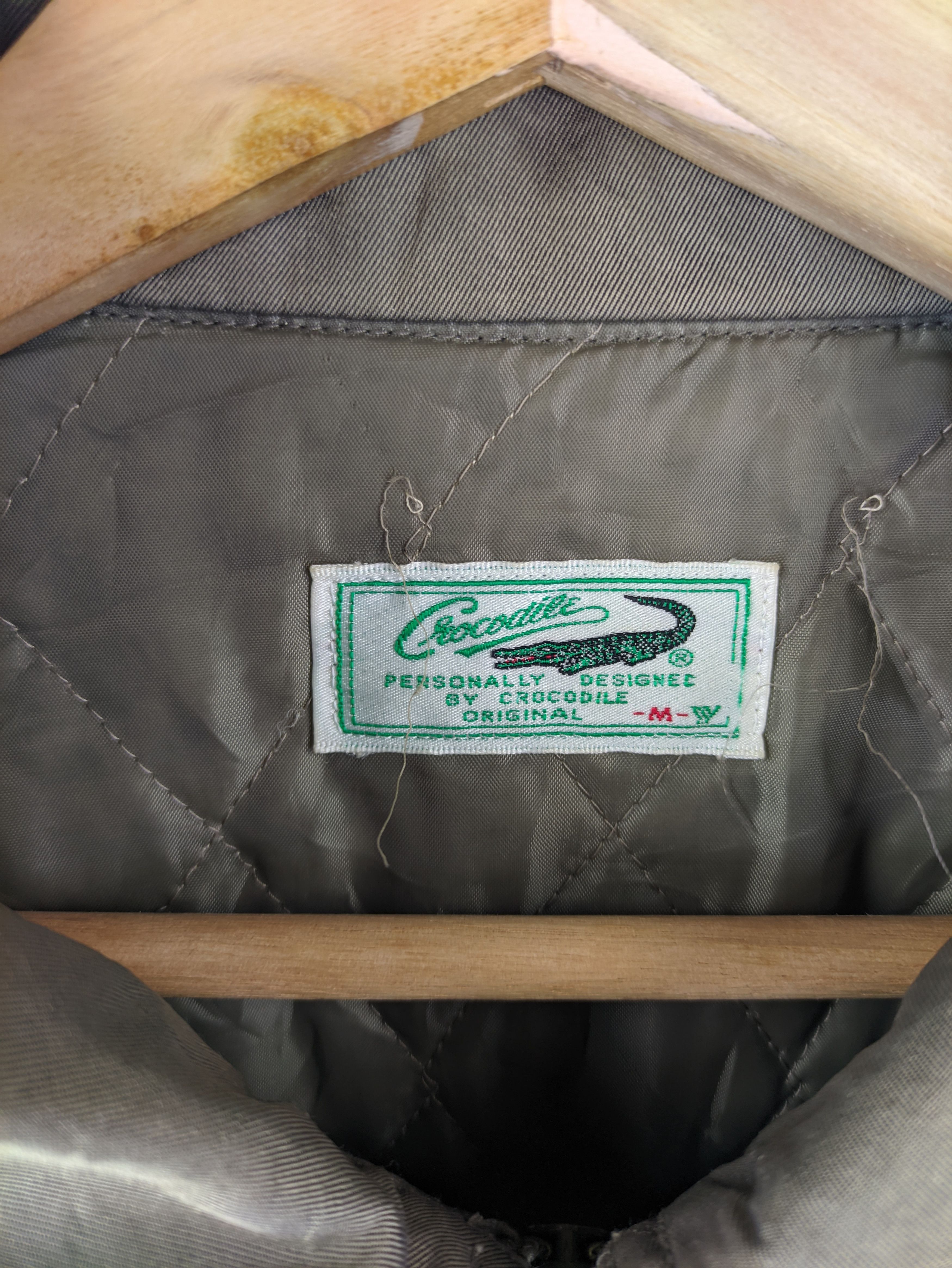 Japanese Brand Steals🔥Vintage Bomber Jacket by Crocodile Size US M / EU 48-50 / 2 - 3 Thumbnail