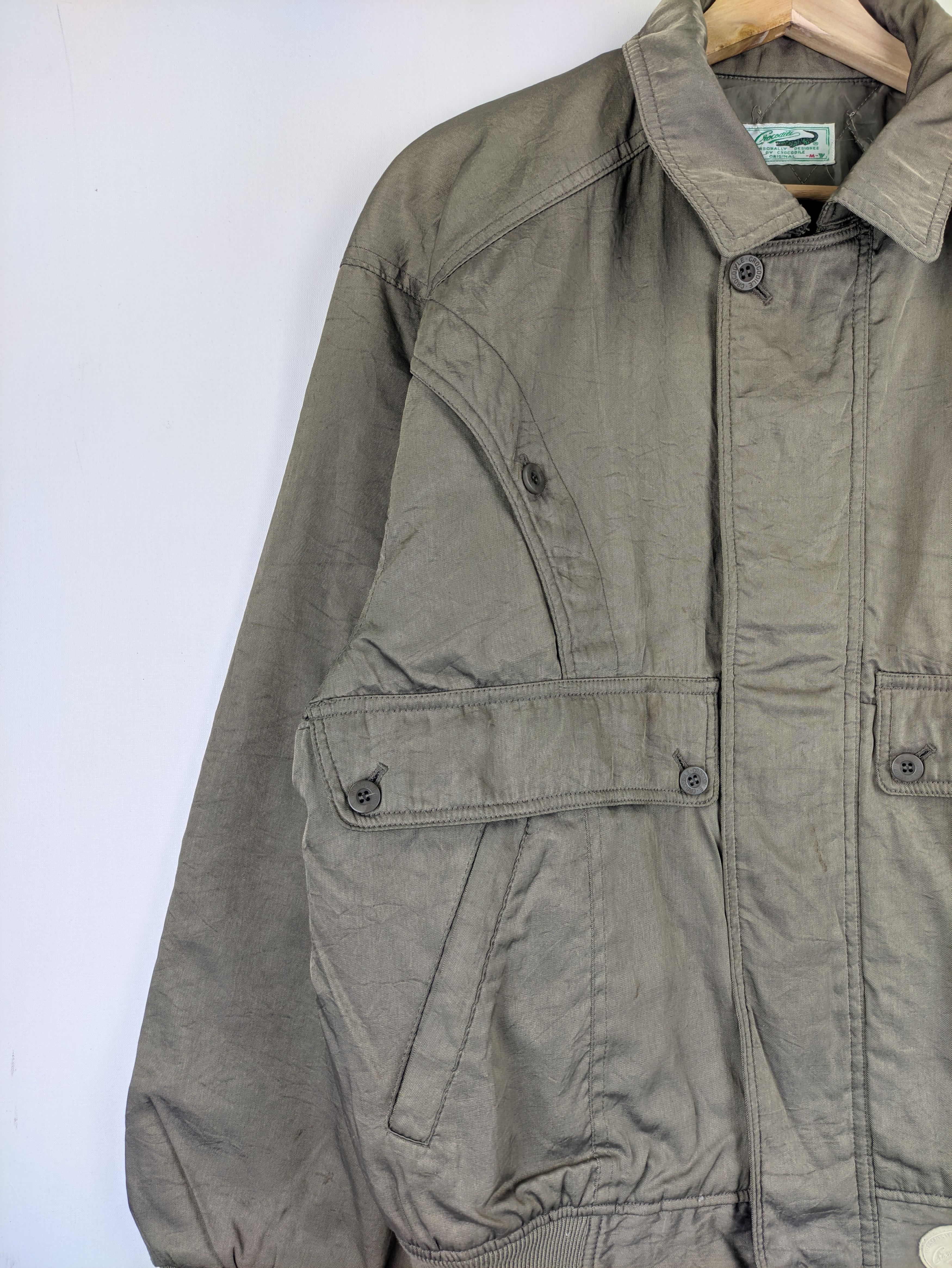 Japanese Brand Steals🔥Vintage Bomber Jacket by Crocodile Size US M / EU 48-50 / 2 - 7 Thumbnail