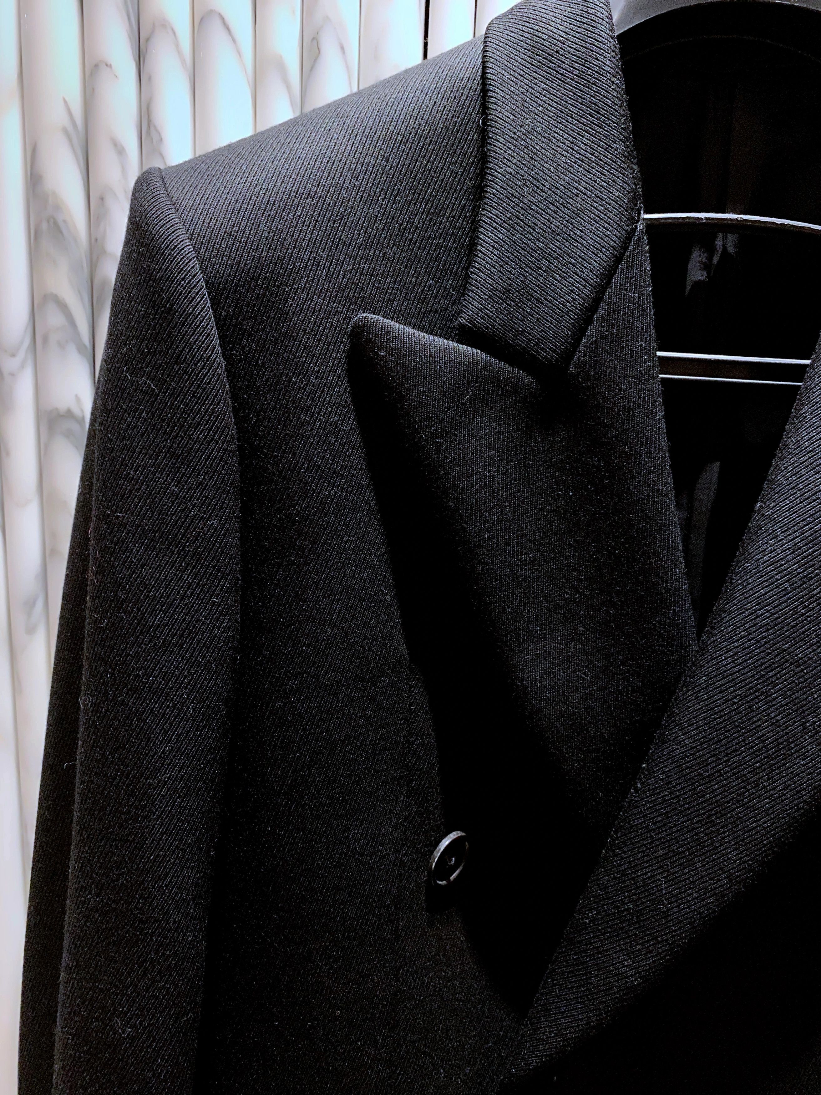 Balenciaga CAVALRY WOOL ALLURE DOUBLE BREASTED CHESTERFIELD COAT Size US M / EU 48-50 / 2 - 8 Thumbnail