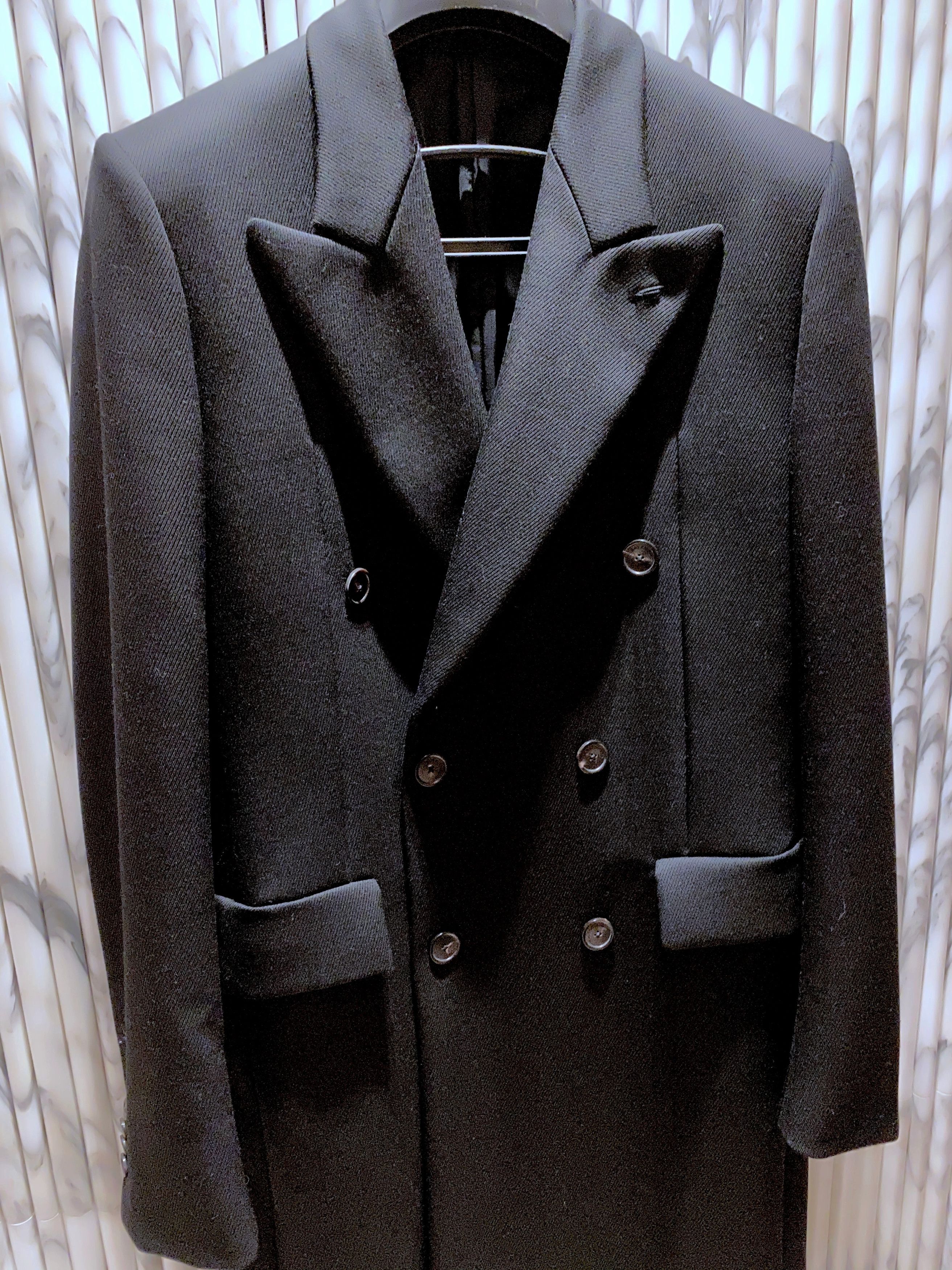 Balenciaga CAVALRY WOOL ALLURE DOUBLE BREASTED CHESTERFIELD COAT Size US M / EU 48-50 / 2 - 4 Thumbnail