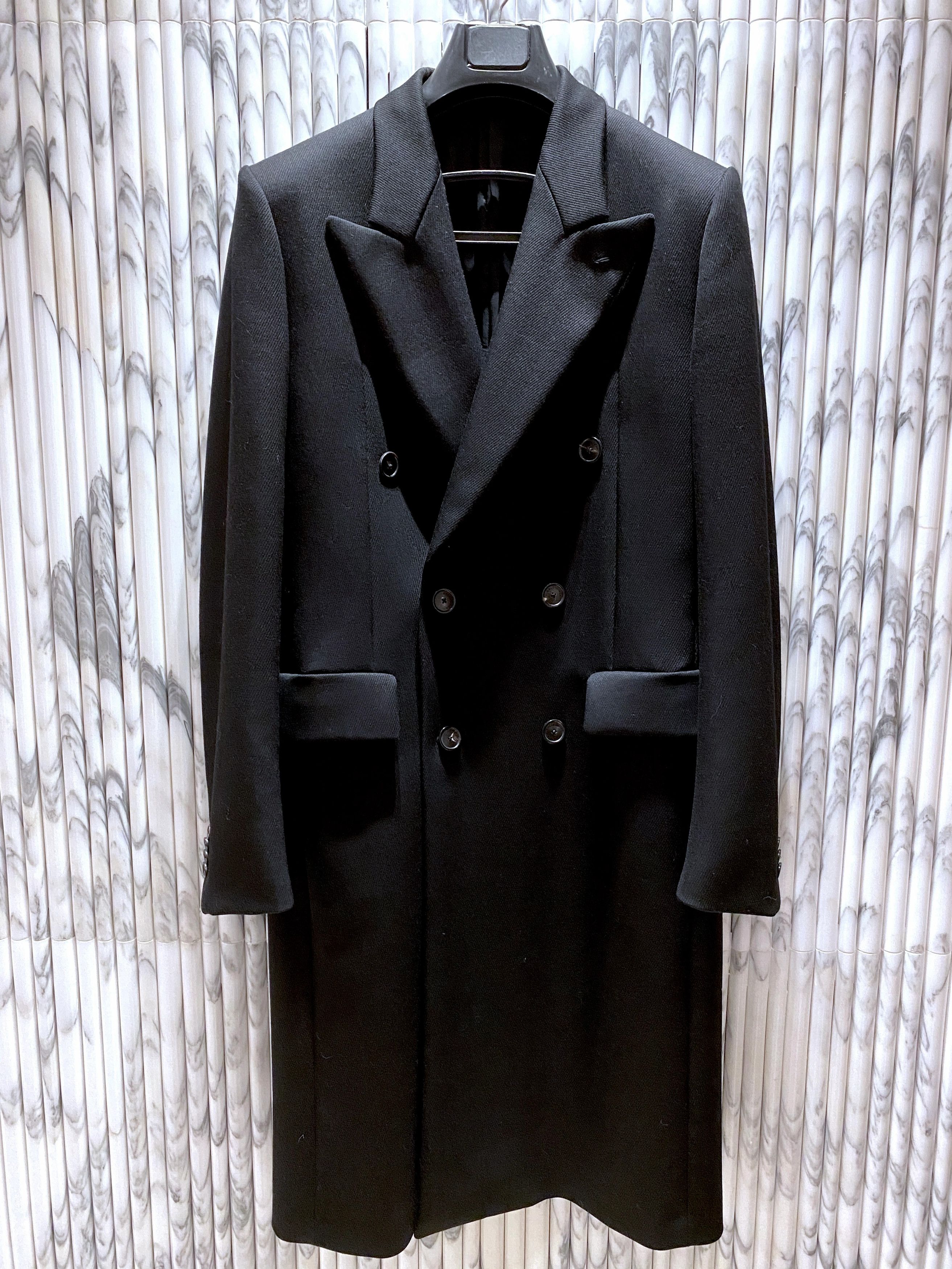 Balenciaga CAVALRY WOOL ALLURE DOUBLE BREASTED CHESTERFIELD COAT Size US M / EU 48-50 / 2 - 2 Thumbnail