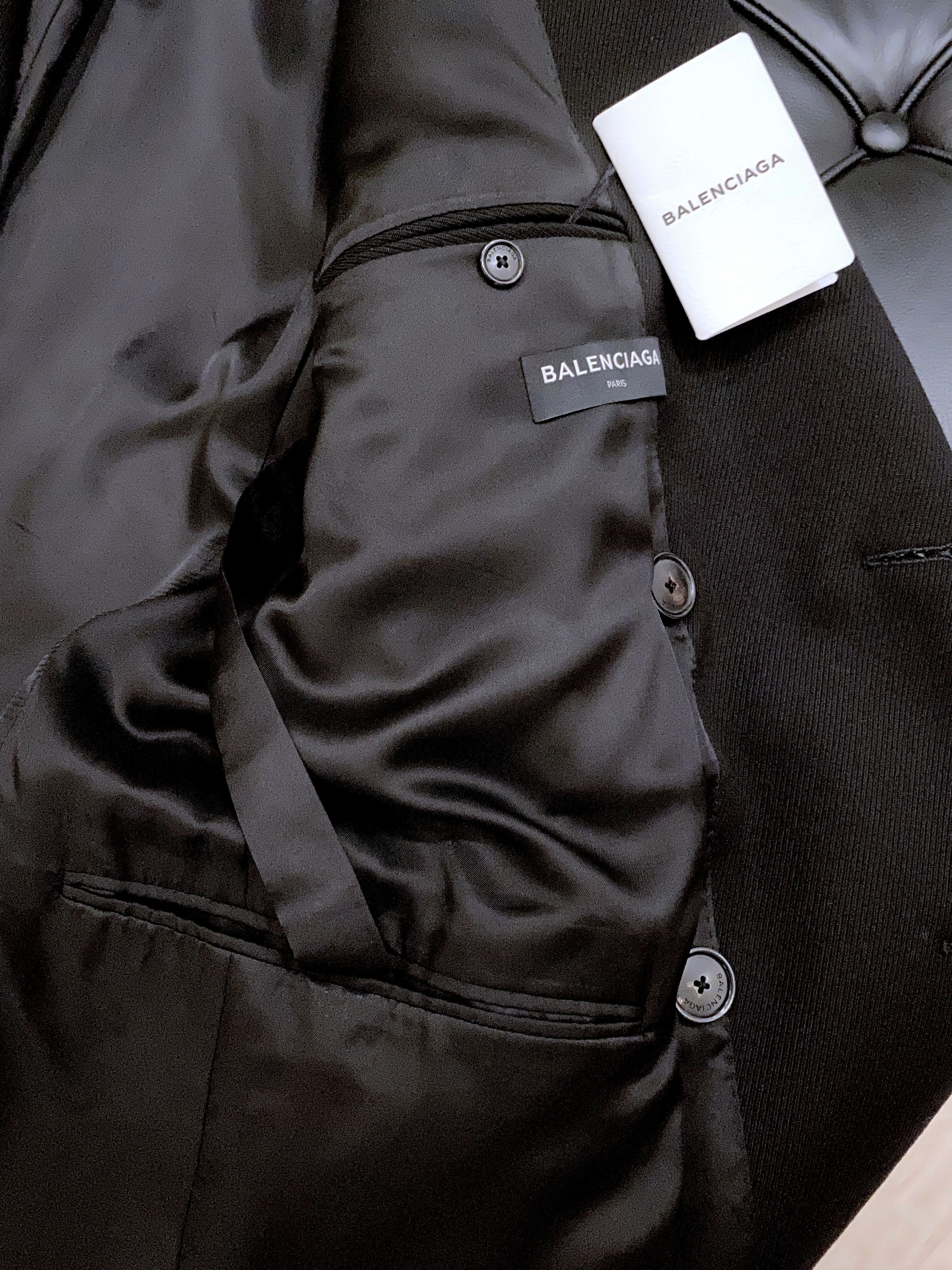 Balenciaga CAVALRY WOOL ALLURE DOUBLE BREASTED CHESTERFIELD COAT Size US M / EU 48-50 / 2 - 10 Thumbnail