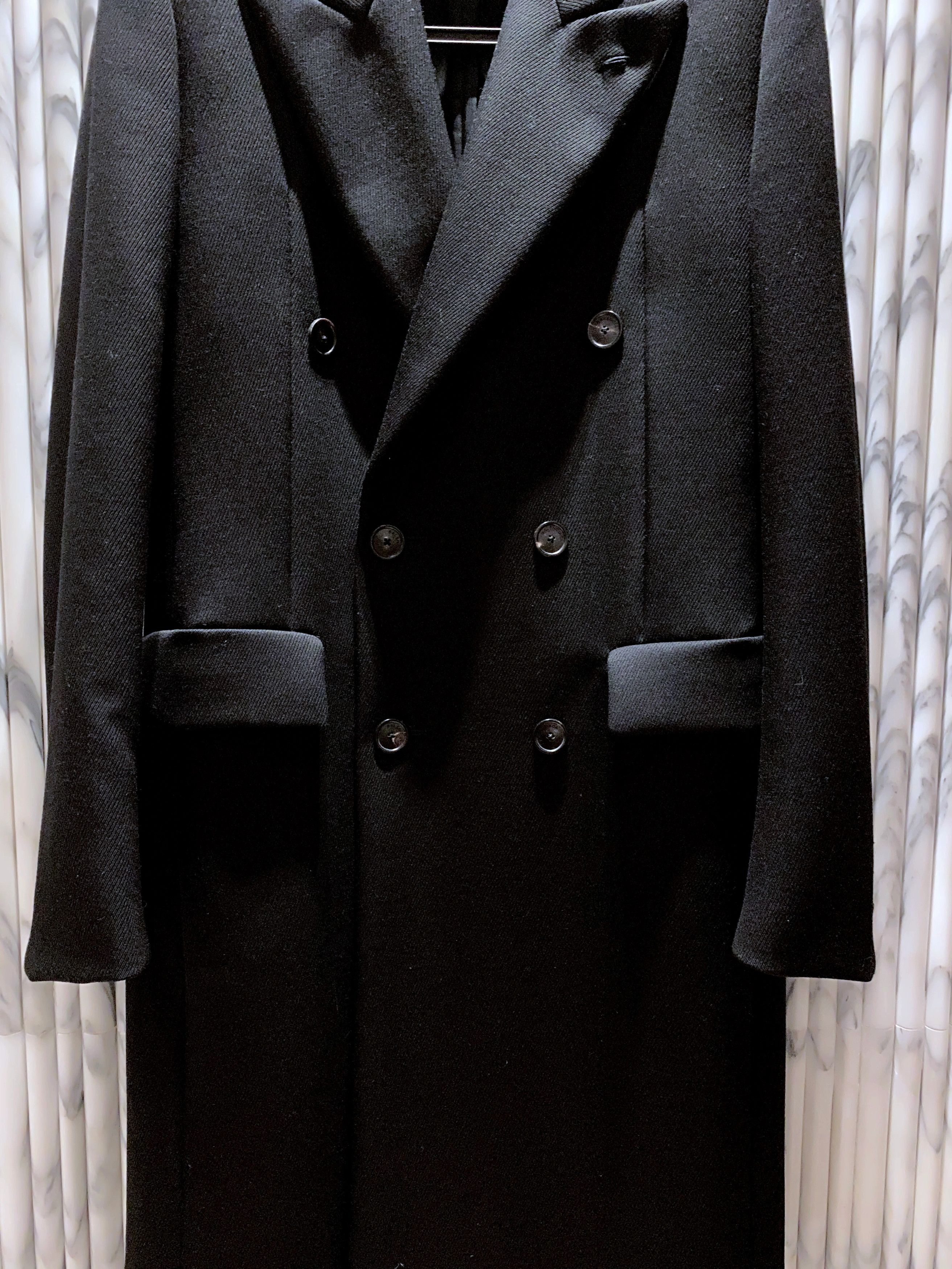 Balenciaga CAVALRY WOOL ALLURE DOUBLE BREASTED CHESTERFIELD COAT Size US M / EU 48-50 / 2 - 7 Thumbnail