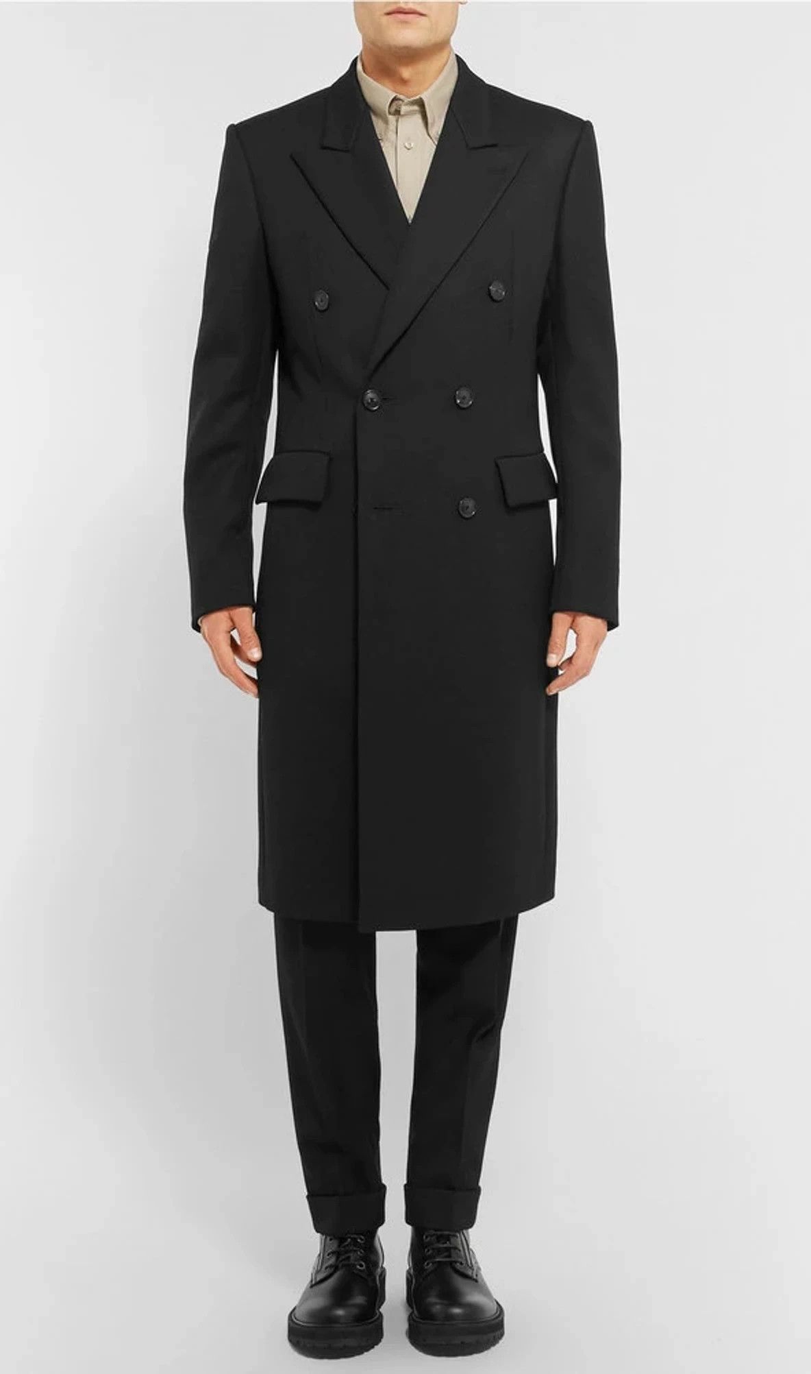Balenciaga CAVALRY WOOL ALLURE DOUBLE BREASTED CHESTERFIELD COAT Size US M / EU 48-50 / 2 - 16 Thumbnail