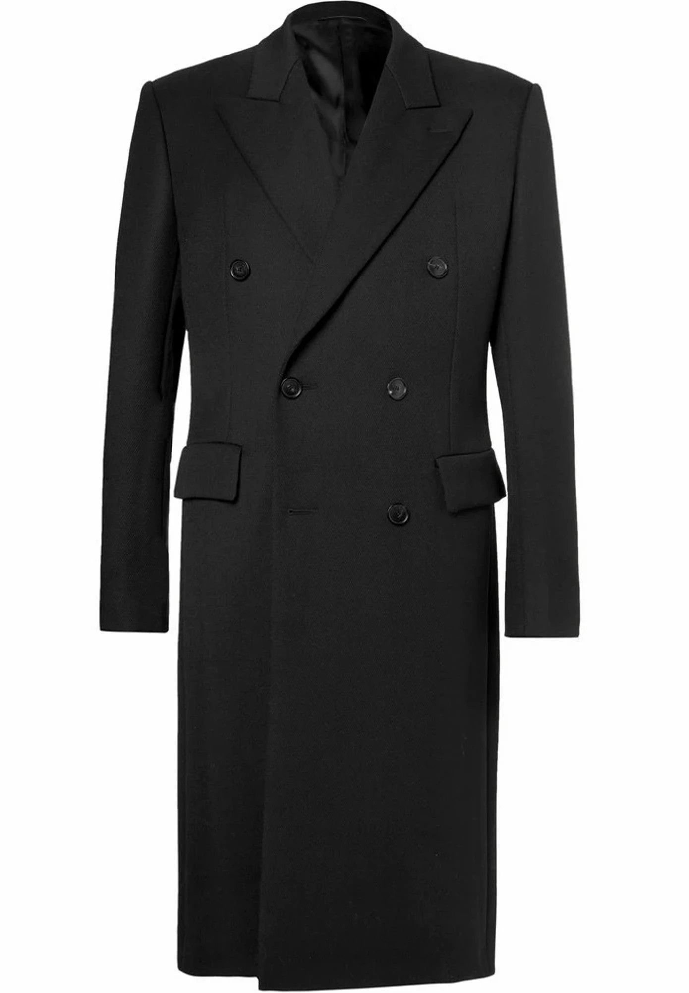 Balenciaga CAVALRY WOOL ALLURE DOUBLE BREASTED CHESTERFIELD COAT Size US M / EU 48-50 / 2 - 1 Thumbnail