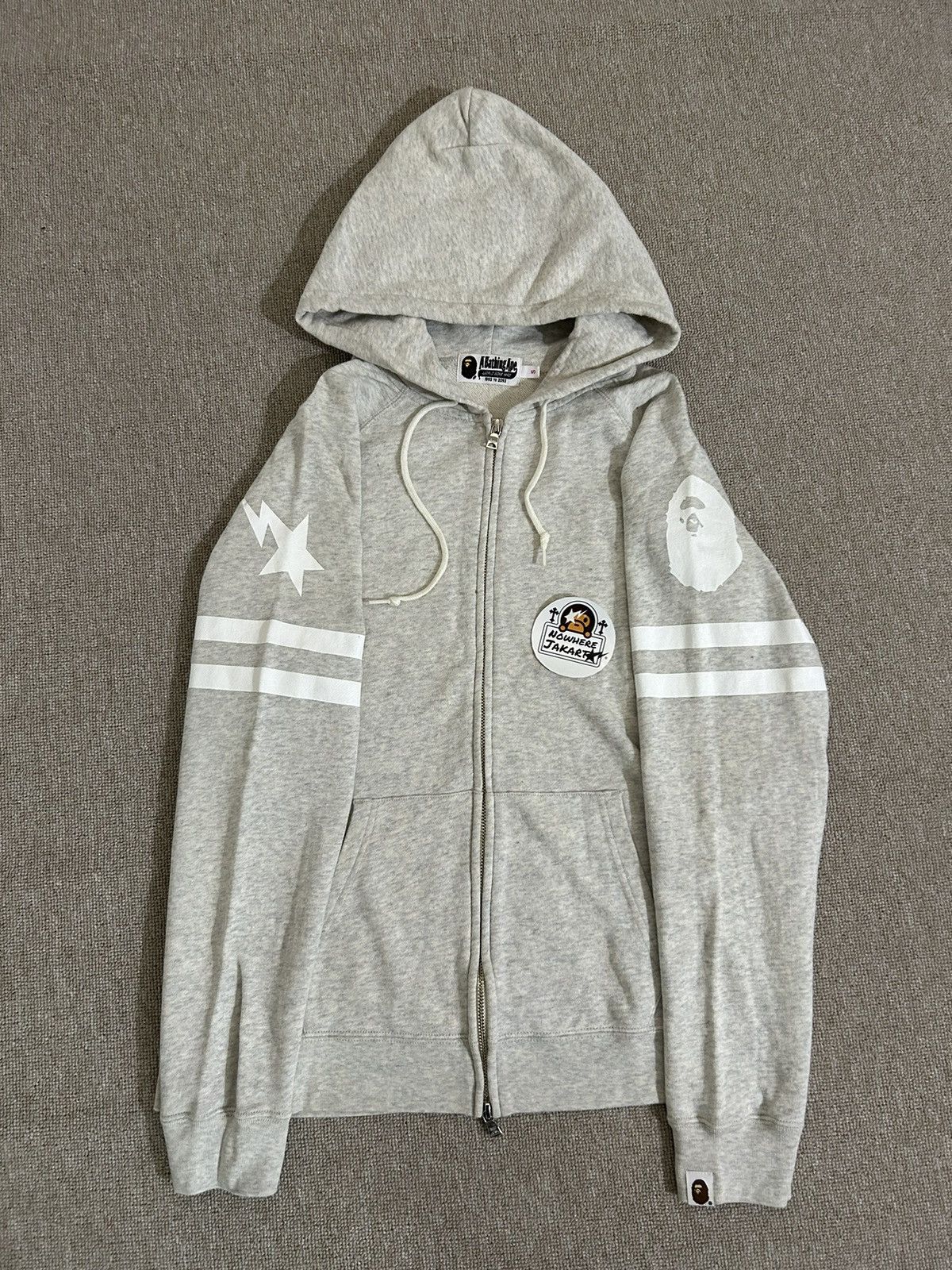 Bape Bapesta Zip Hoodie Size S / US 4 / IT 40 - 1 Thumbnail