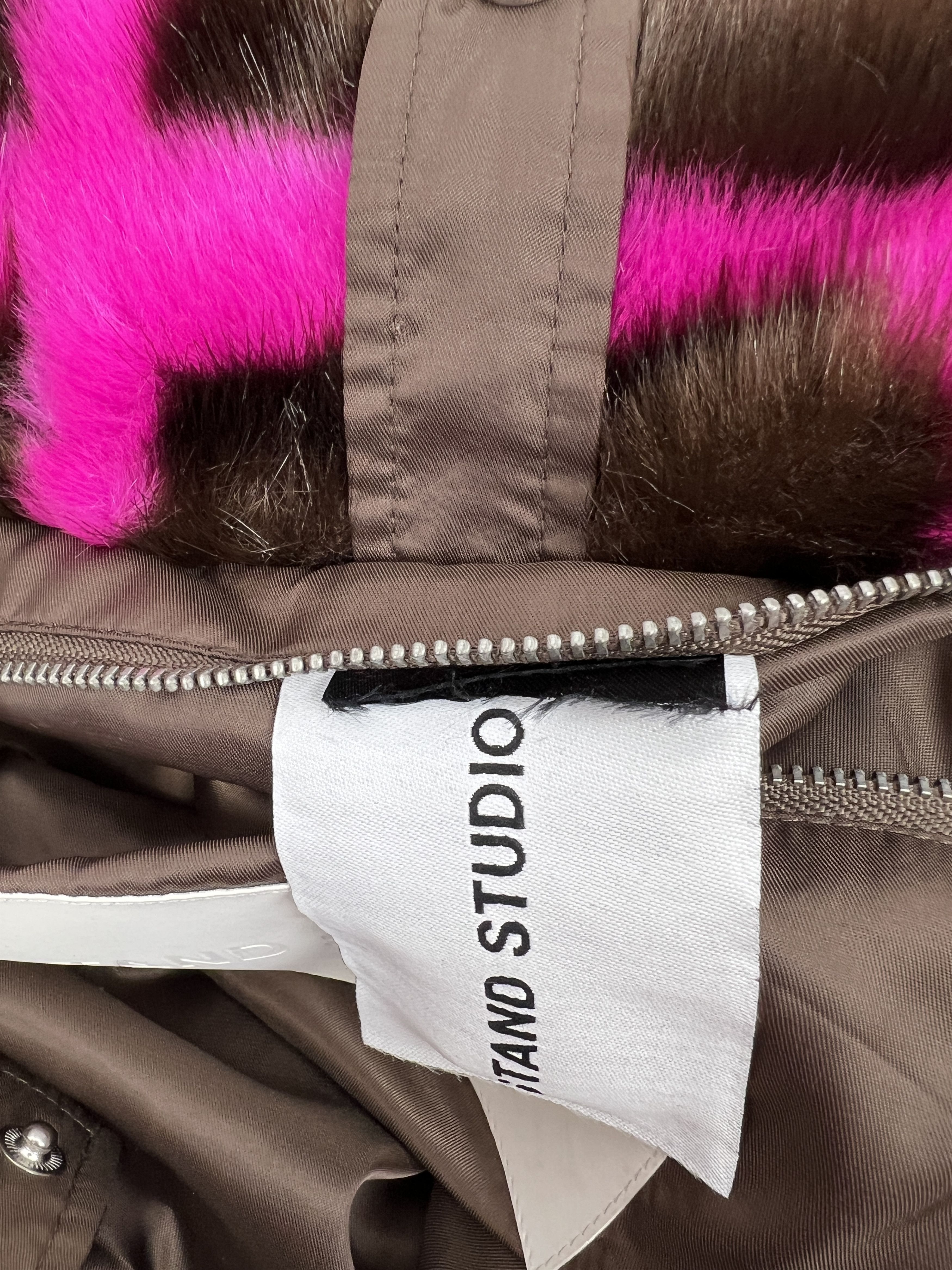 STAND STUDIO Stand Studio Faux Fur Large Tote Bag Check Size ONE SIZE - 11 Thumbnail
