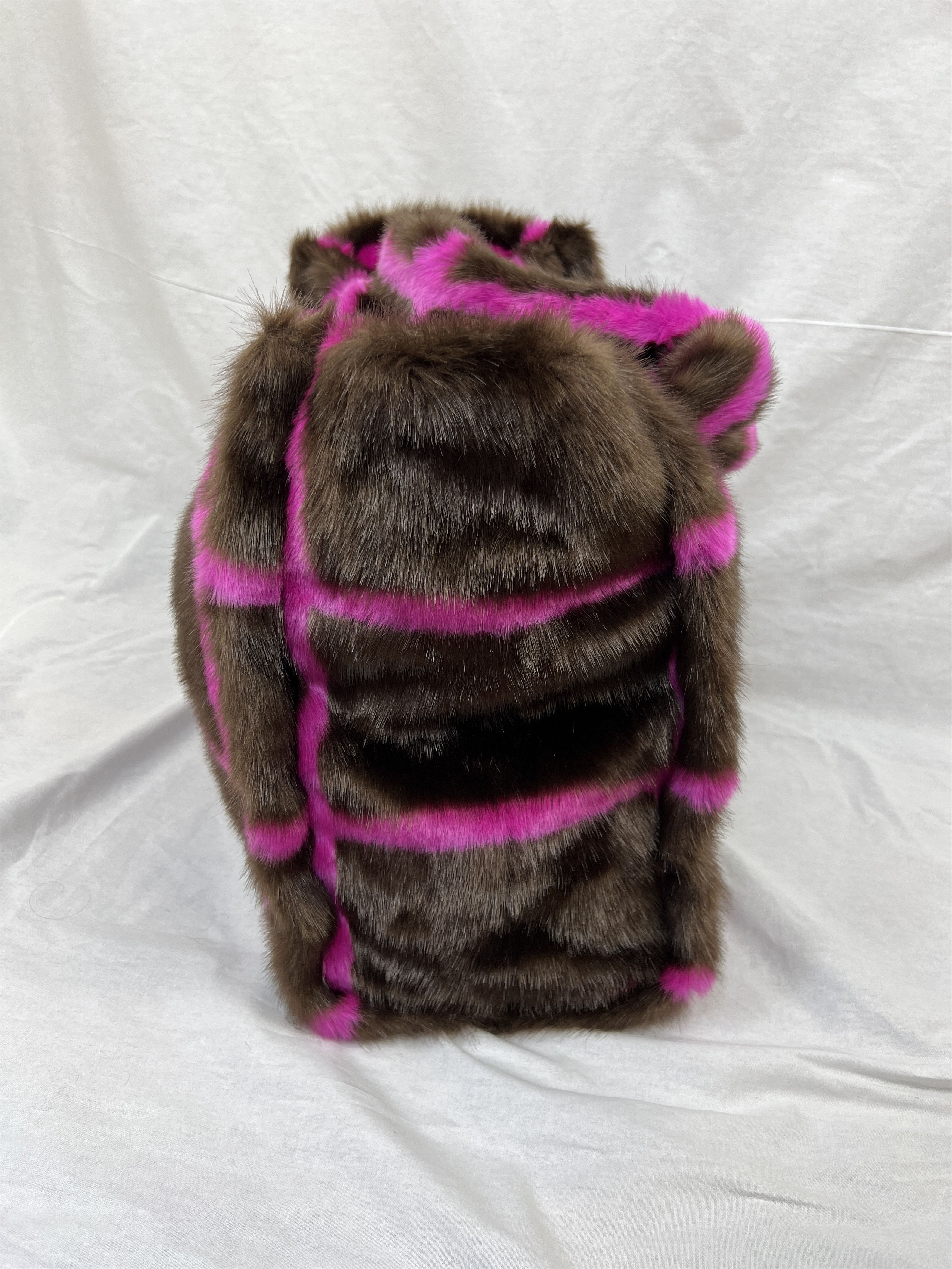 STAND STUDIO Stand Studio Faux Fur Large Tote Bag Check Size ONE SIZE - 7 Thumbnail