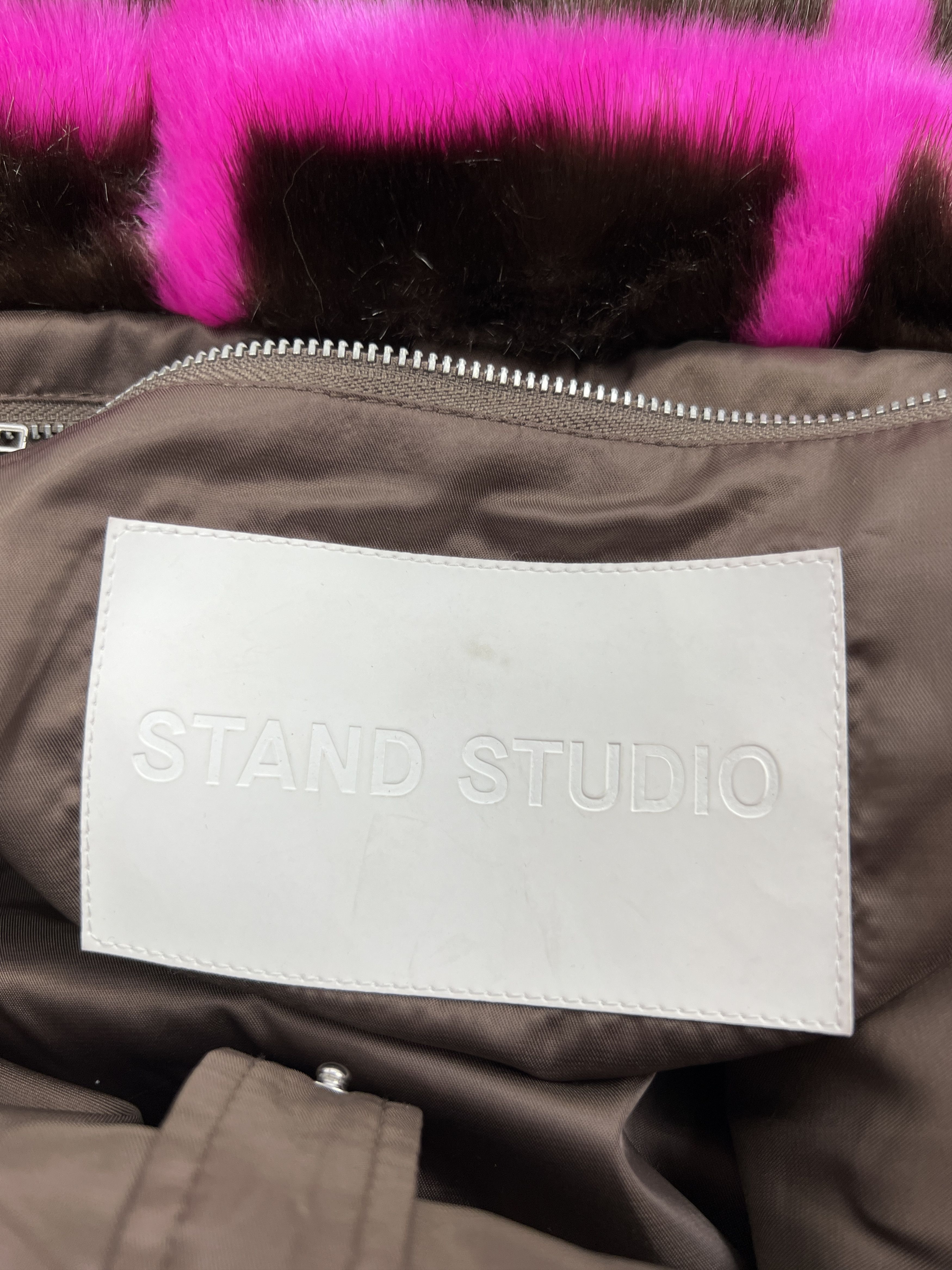 STAND STUDIO Stand Studio Faux Fur Large Tote Bag Check Size ONE SIZE - 10 Thumbnail